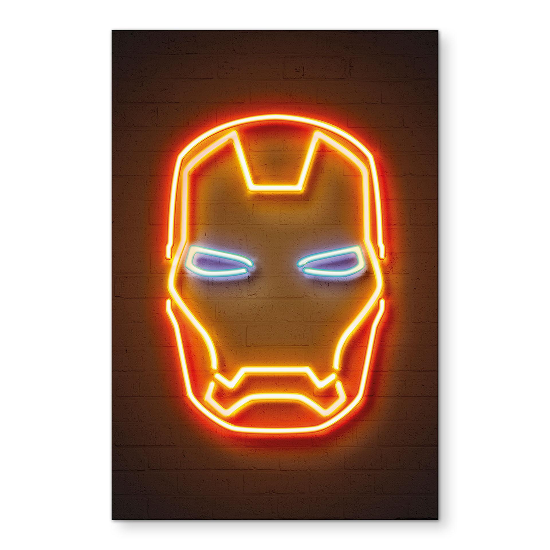 Billede af Iron Man - Mielu – print på aluminium (Alu-Dibond)