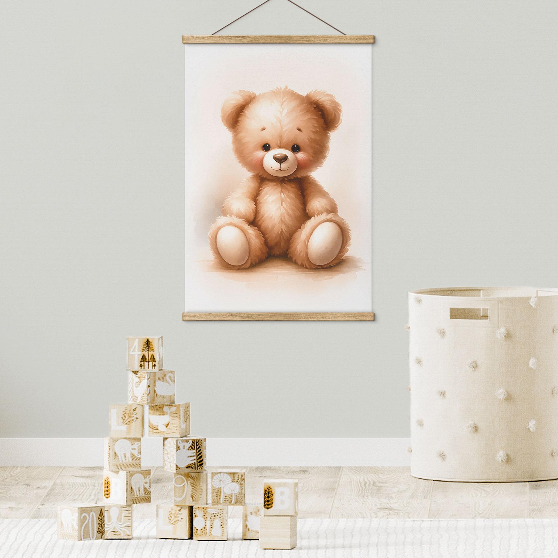 Tekstil plakat Lille bamse - Magnusson