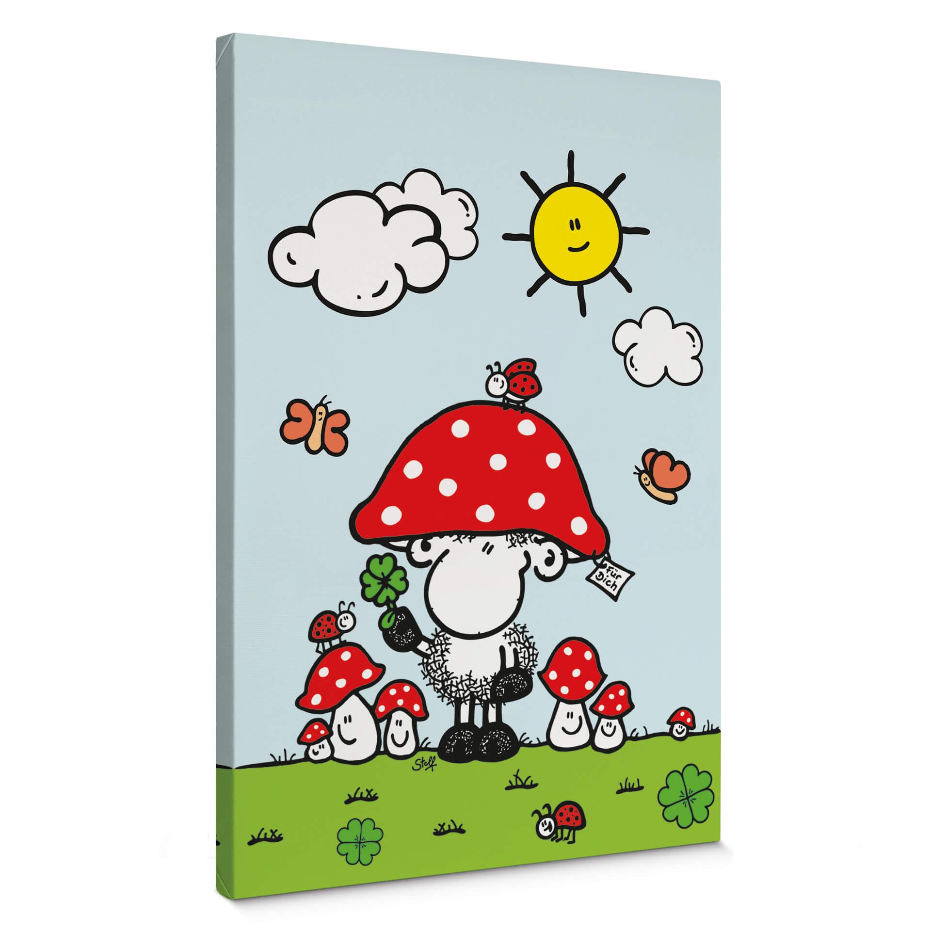 Leinwandbild sheepworld Glücksbringer