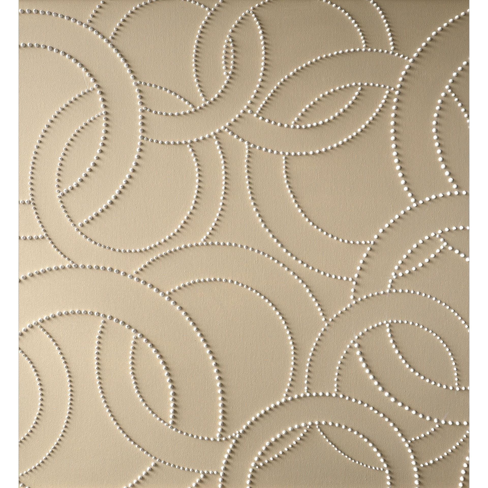 Abstracte ringen beige | Geometrische Fotobehang - Grande