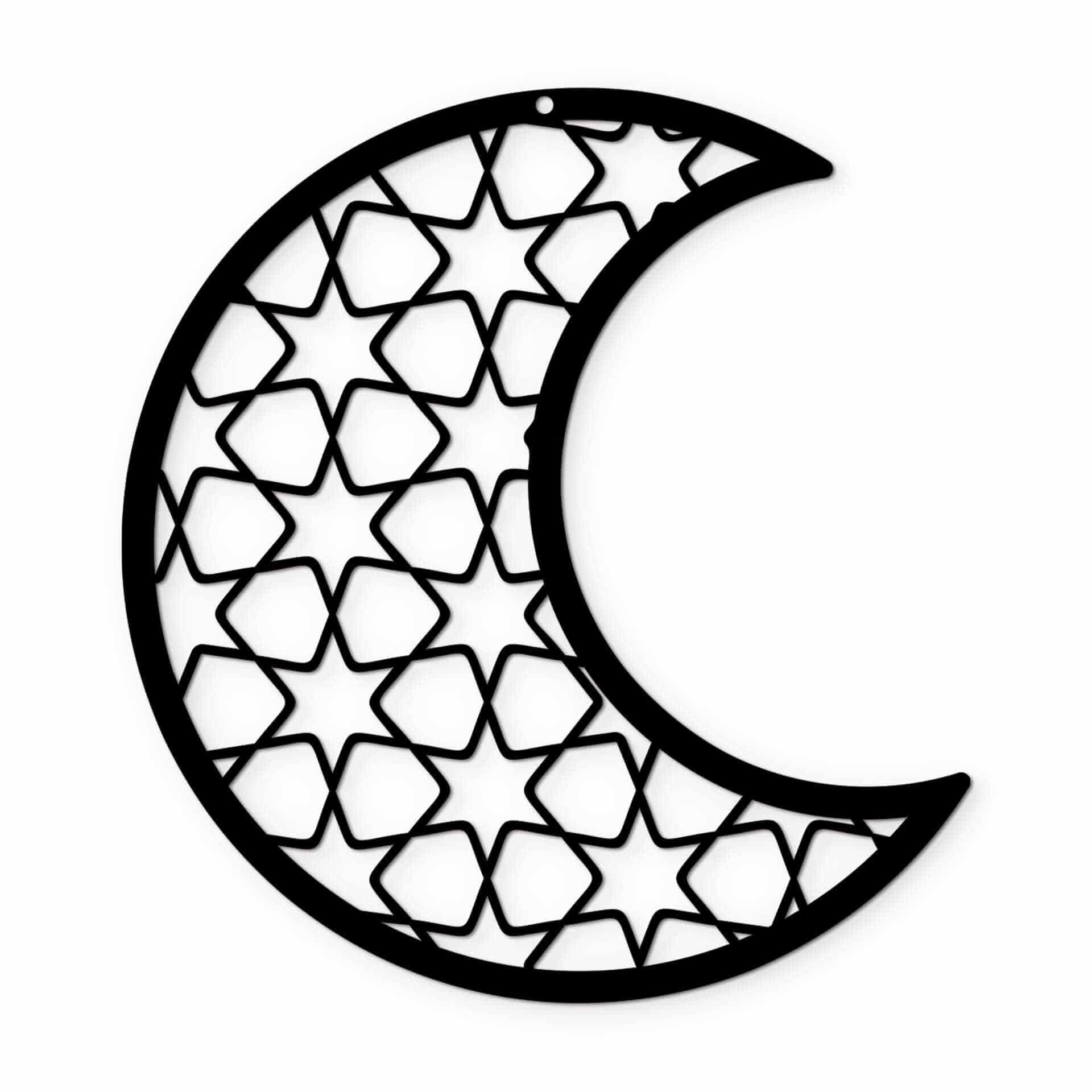 Decoración acrílica Ramadán - Luna