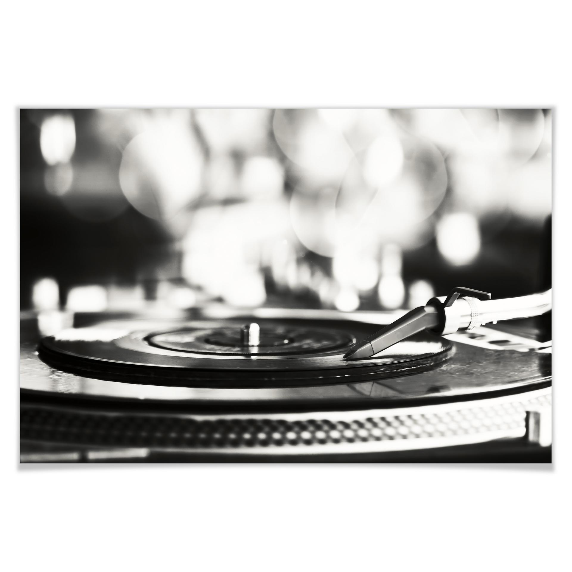 Poster - Vinyl Record on Turntables