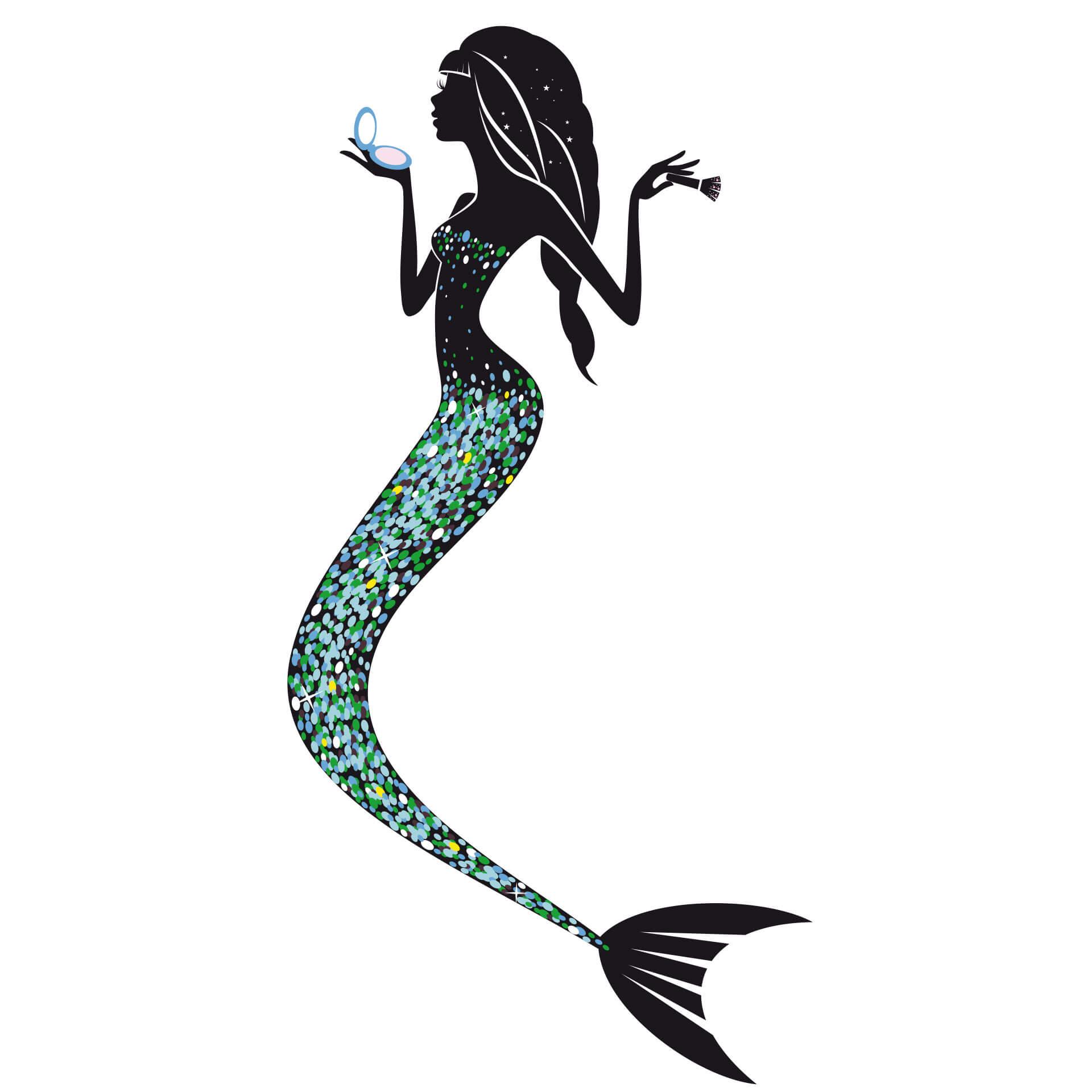 Adesivo murale - sirena 01