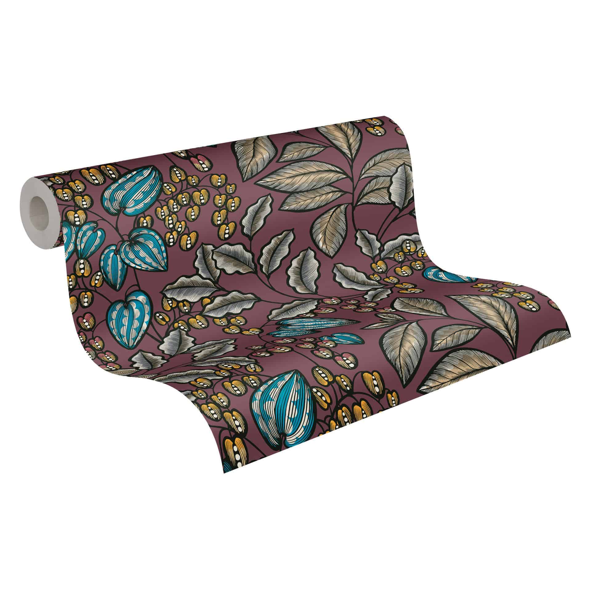 Architects Paper Floral Impression - Papier peint intissé fleuris, rouge