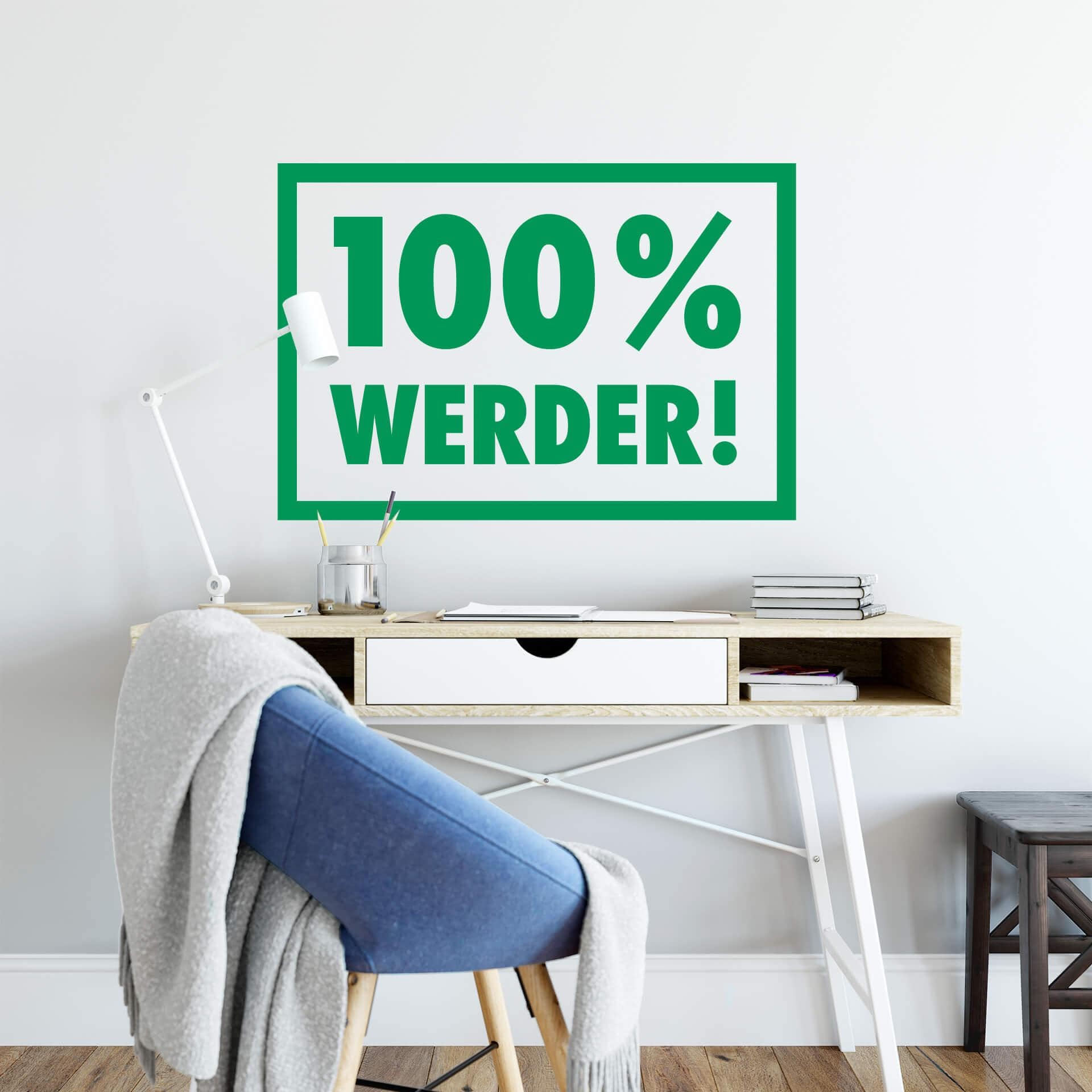 Wandtattoo Werder Bremen 100 Prozent