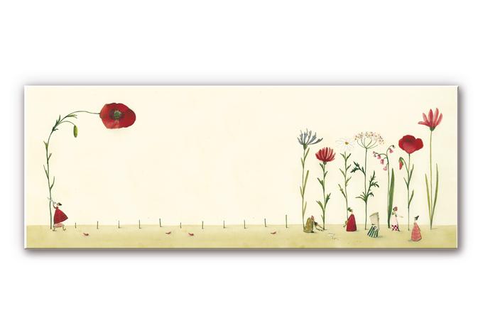 Wandbild Leffler - Blumensamen - Panorama