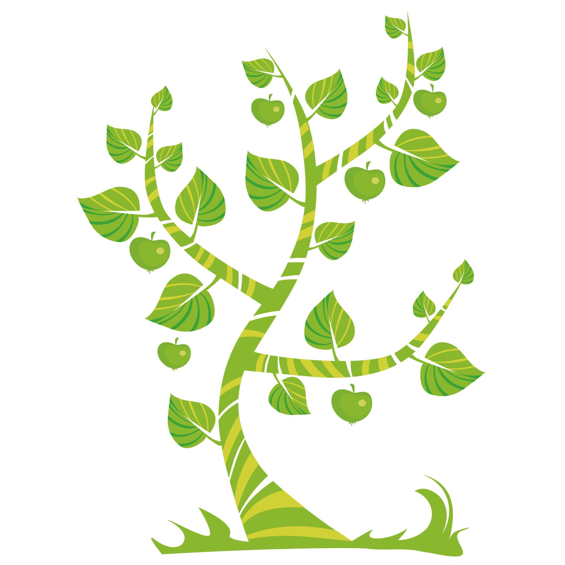 Muursticker Appelboom