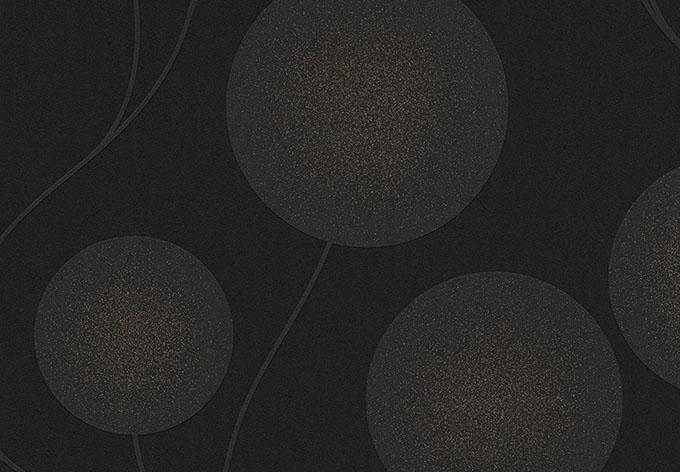 A.S. Création Vliestapete Spot Punktetapete Glitzereffekt metallic, schwarz