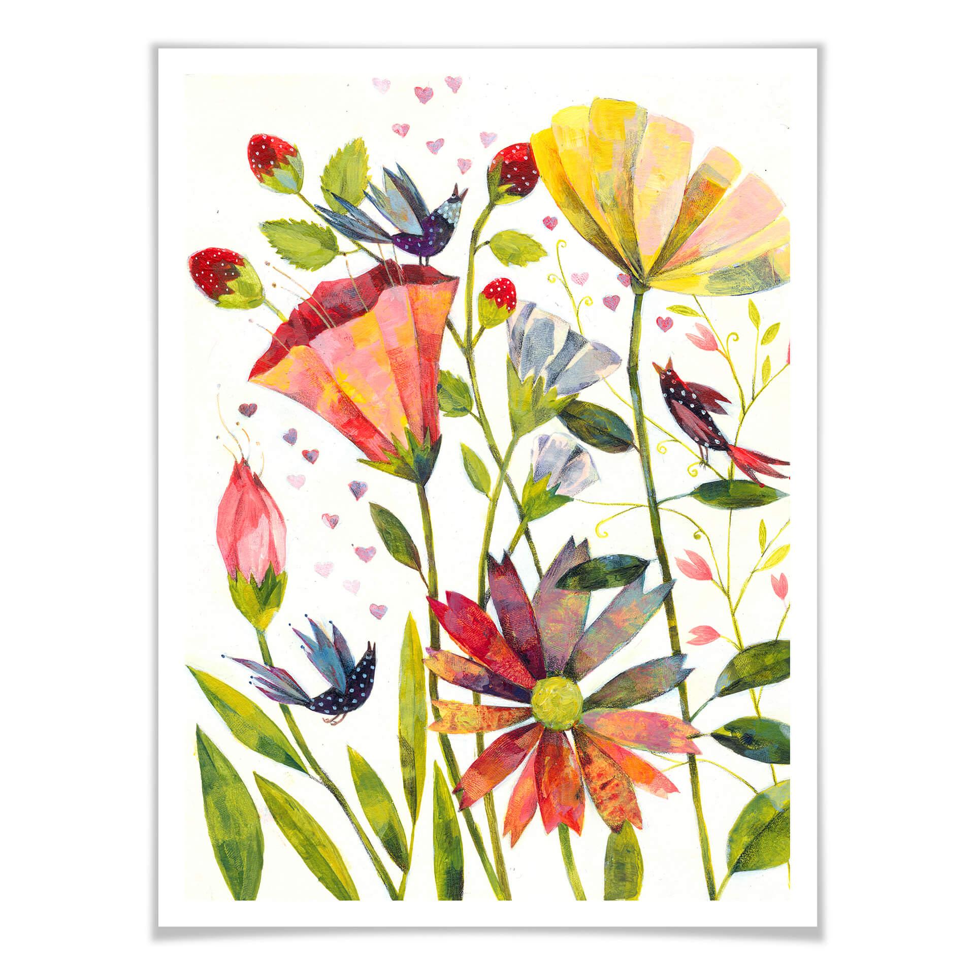 Póster Blanz - Pradera salvaje de verano