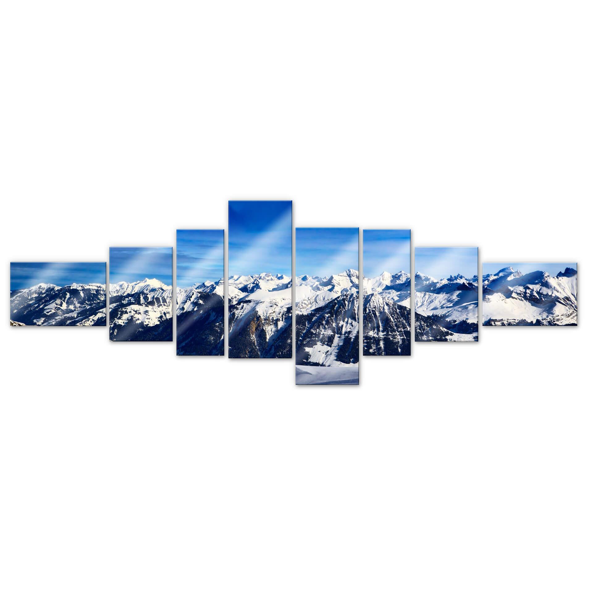 Akrylbillede Alpine panorama (8 stk.)