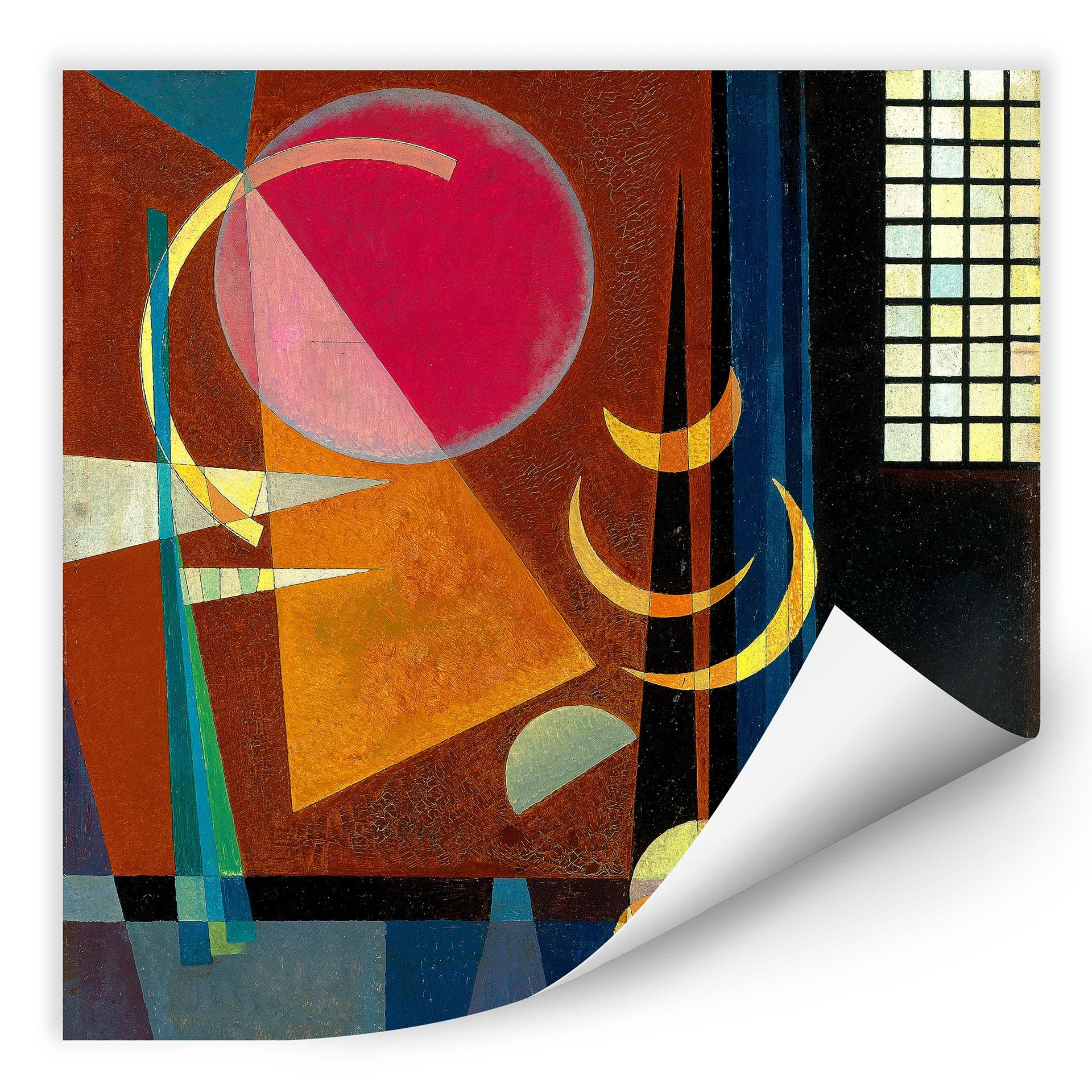 Zelfklevende Poster - Kandinsky - Sharp and Calm