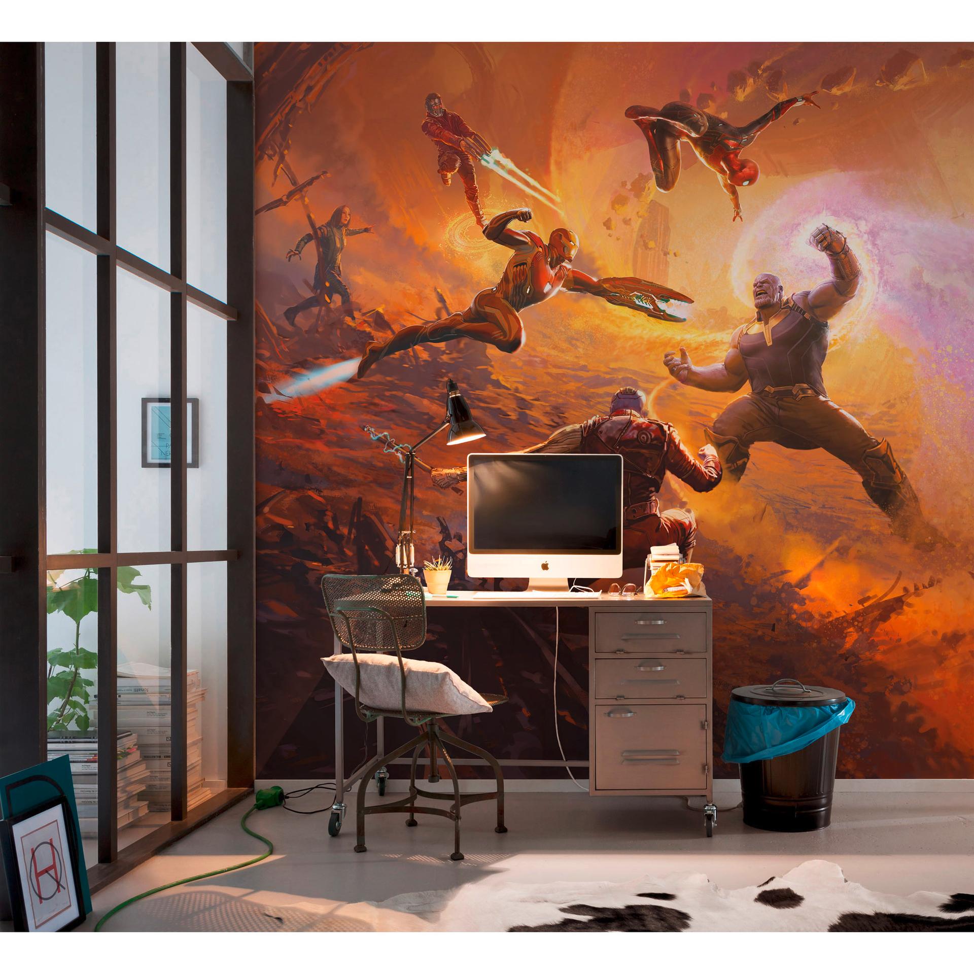 behang - Avengers Epic Battle Titan - 250 x 280 cm