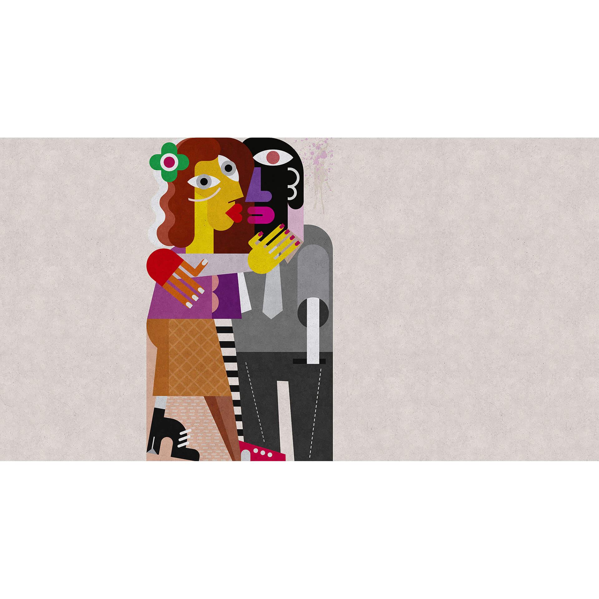 Livingwalls Fotobehang Walls by Patel 2 couples 2