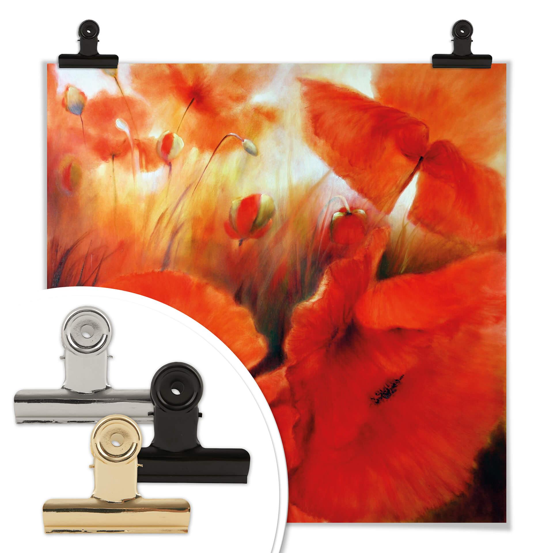 Plakat Schmucker - Czerwony mak