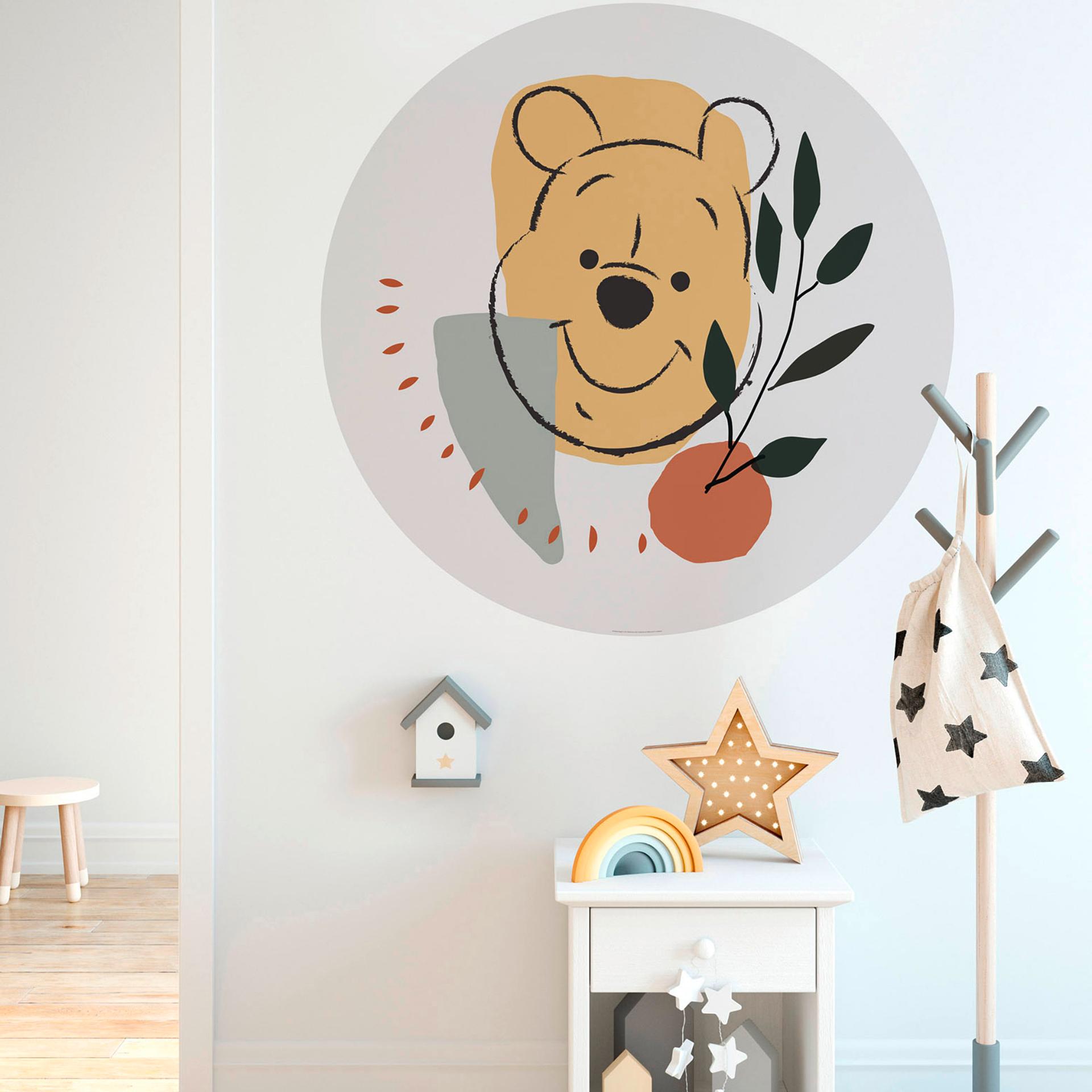 zelfklevend behang - Winnie Pooh Smile - 125 x 125 cm
