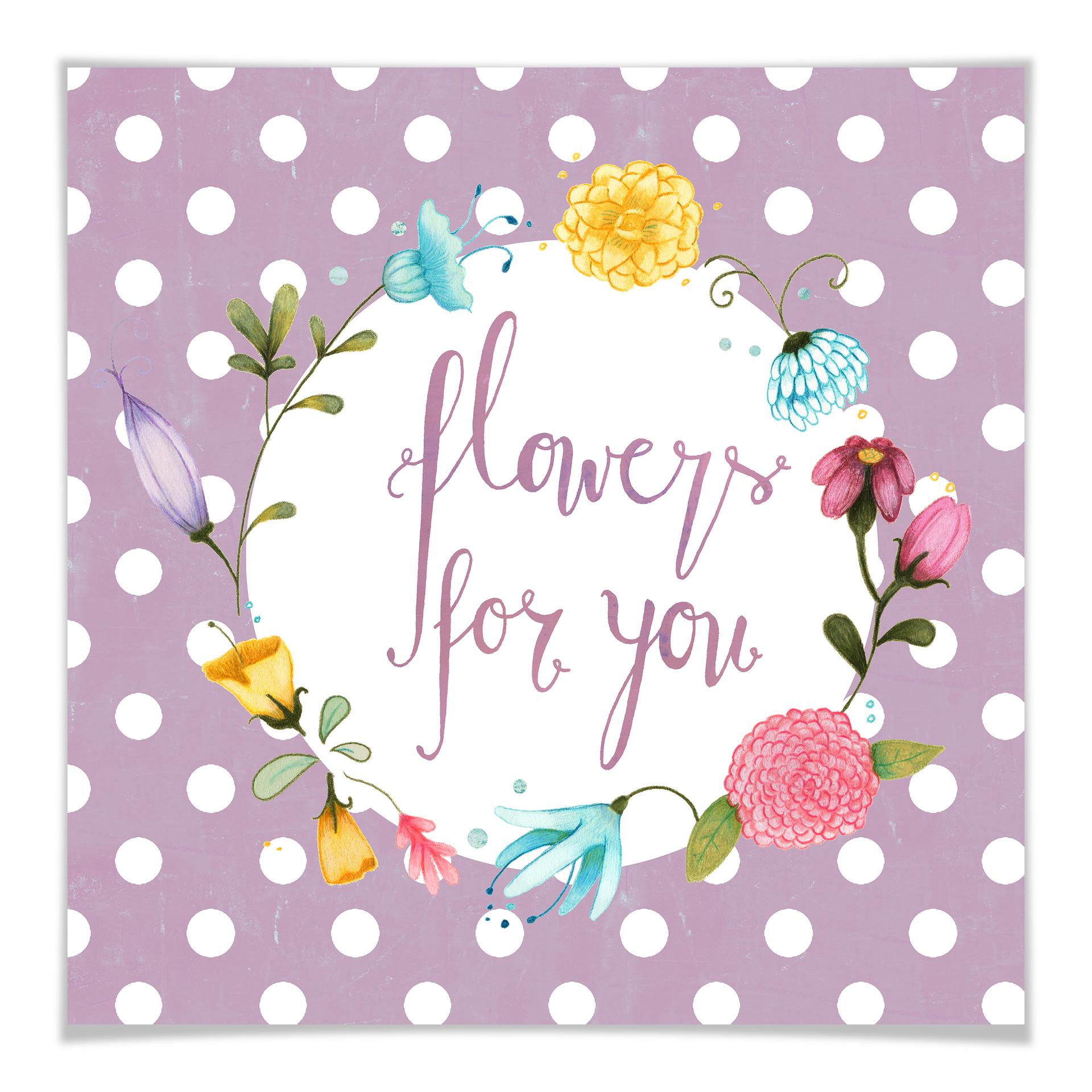 Poster Loske - Flowers for you