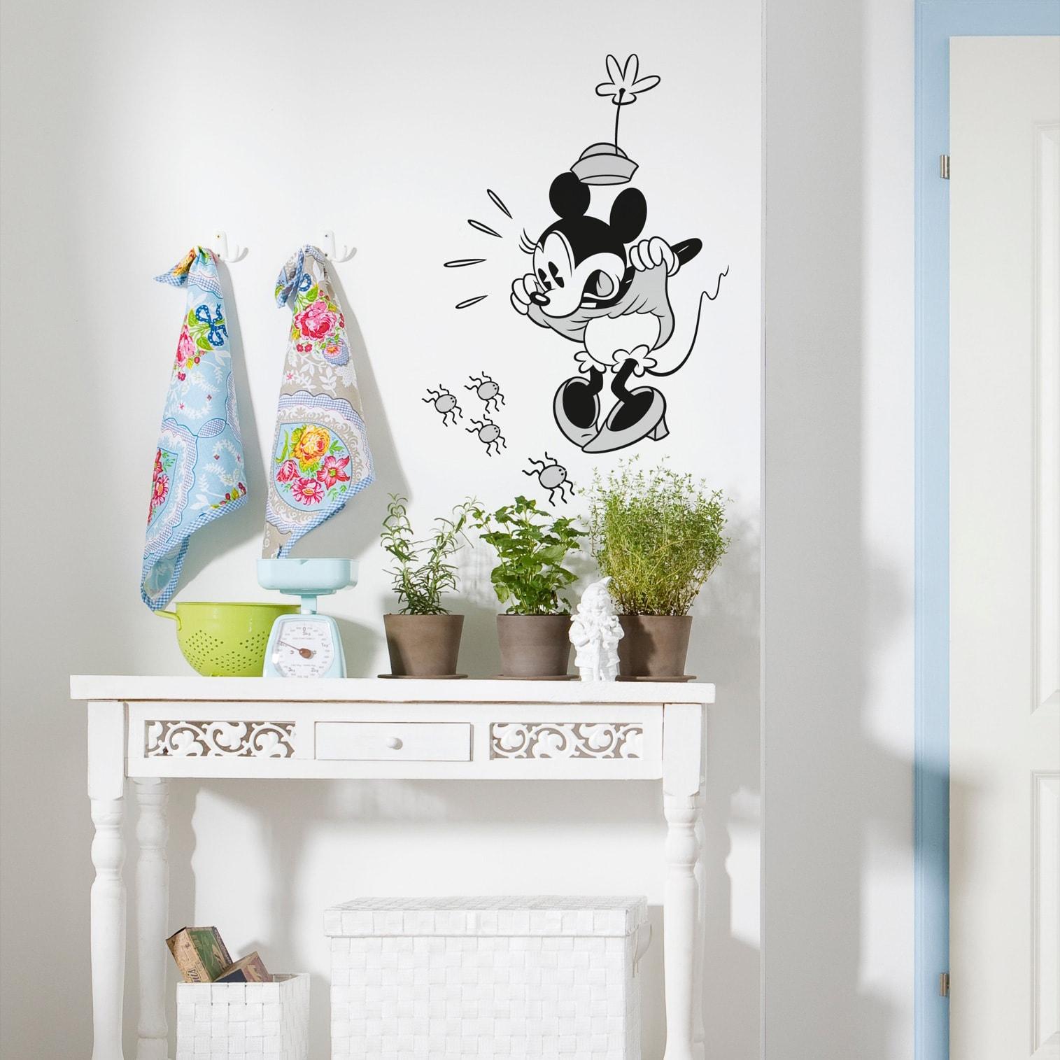 Wandsticker Minnie Scream