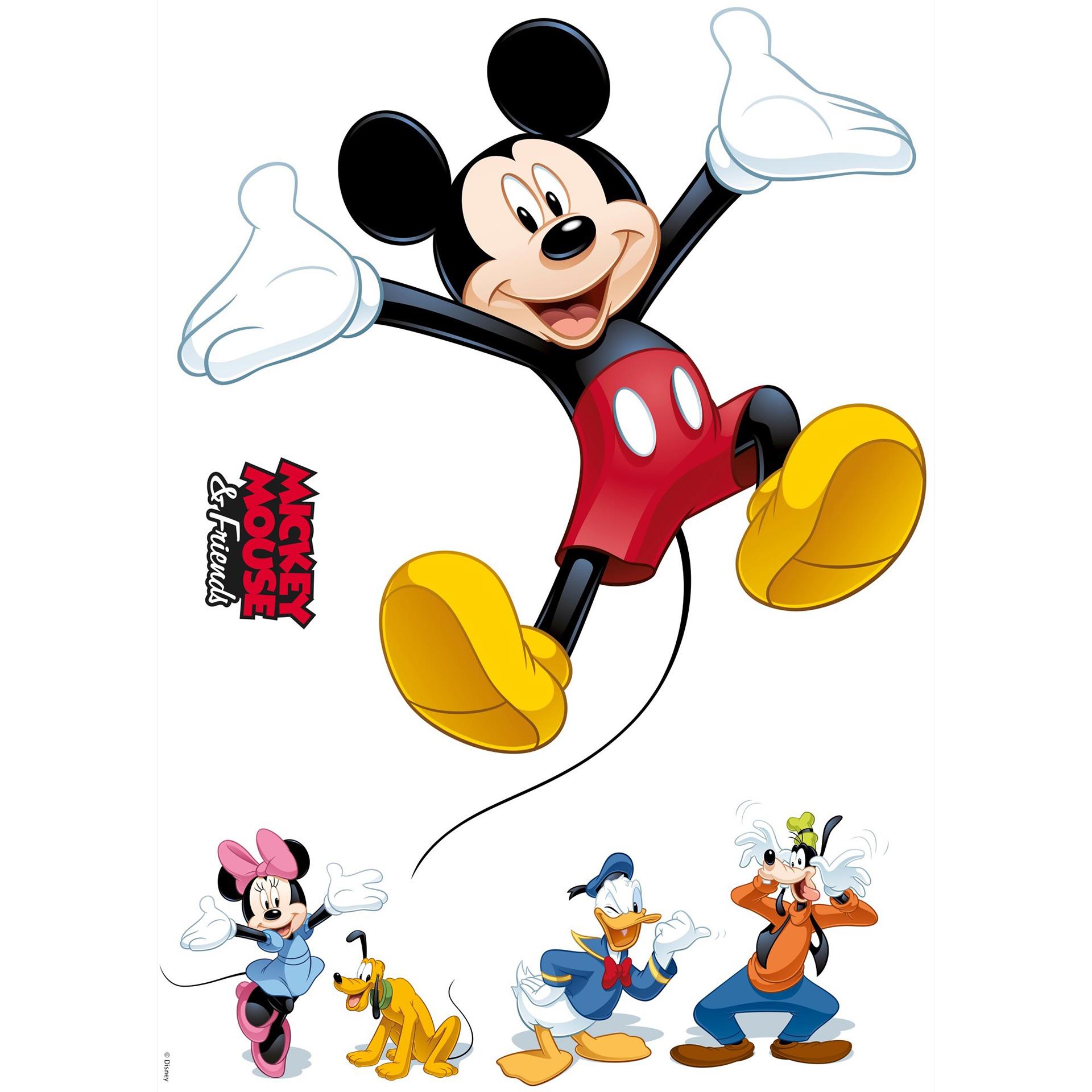 Wallsticker Mickey Mouse og venner