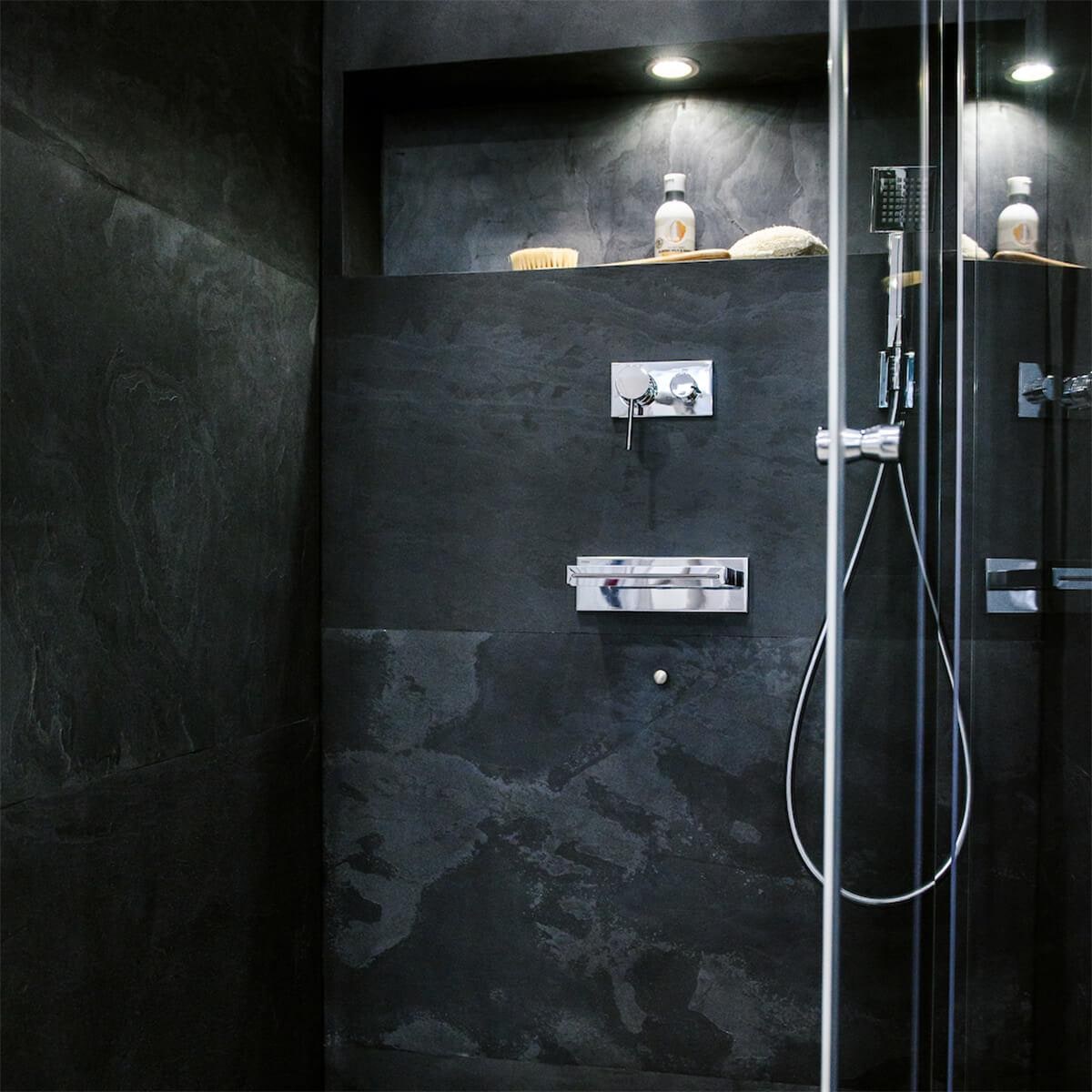 Stein Wandverkleidung Black 122x61 cm