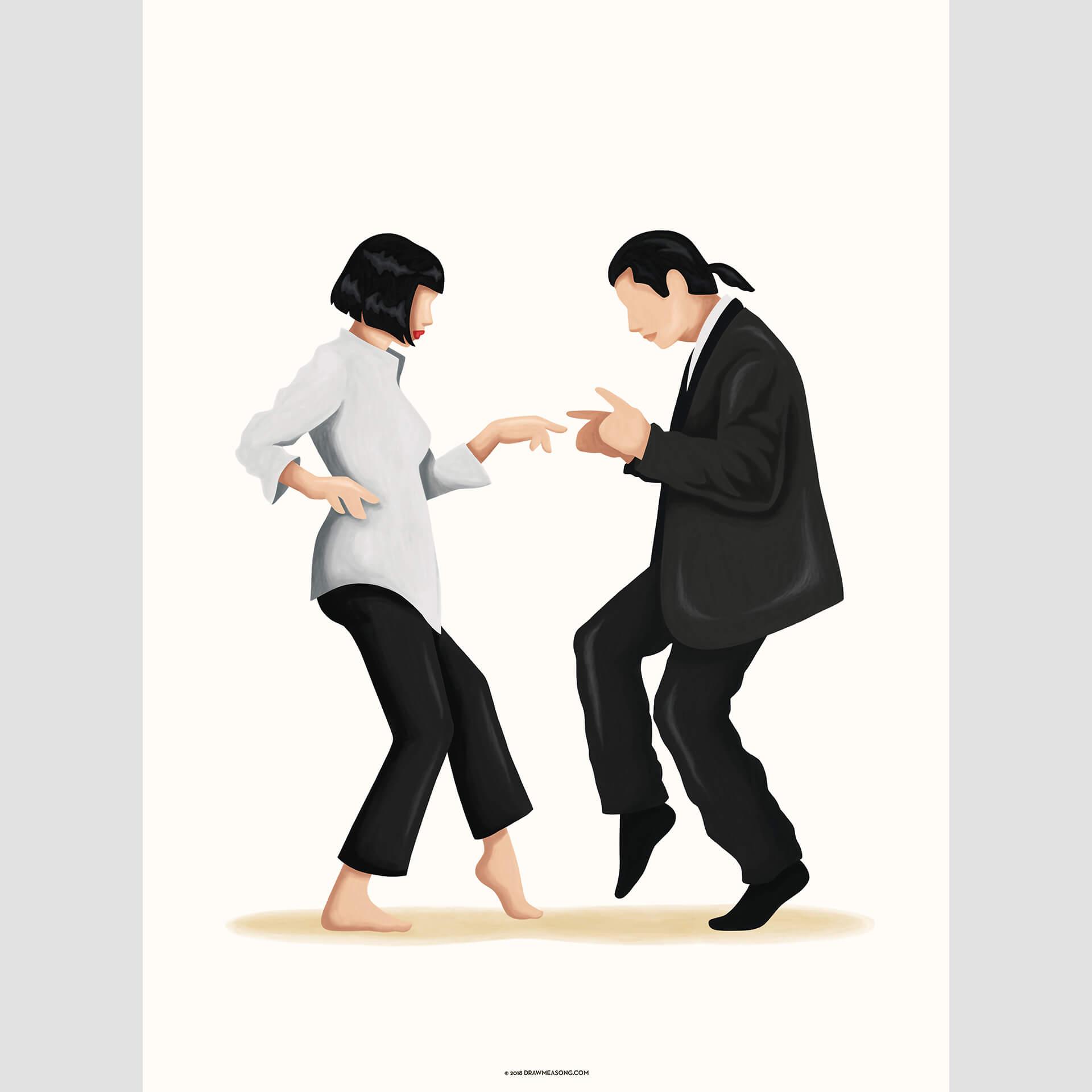Fotobehang Tohmé - Pulp Fiction