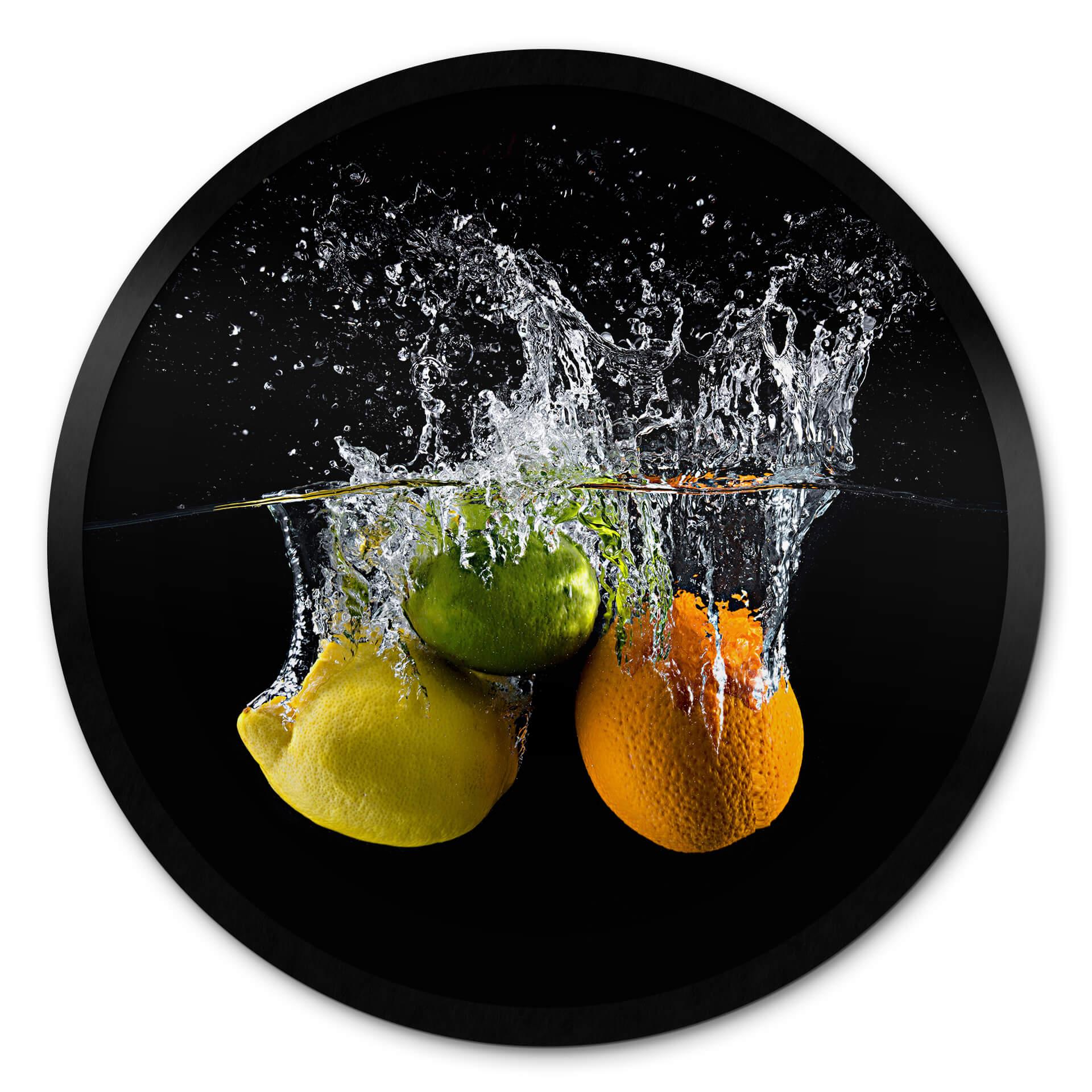 Poster rond Mogyorosi - Des éclats fruités d'agrumes
