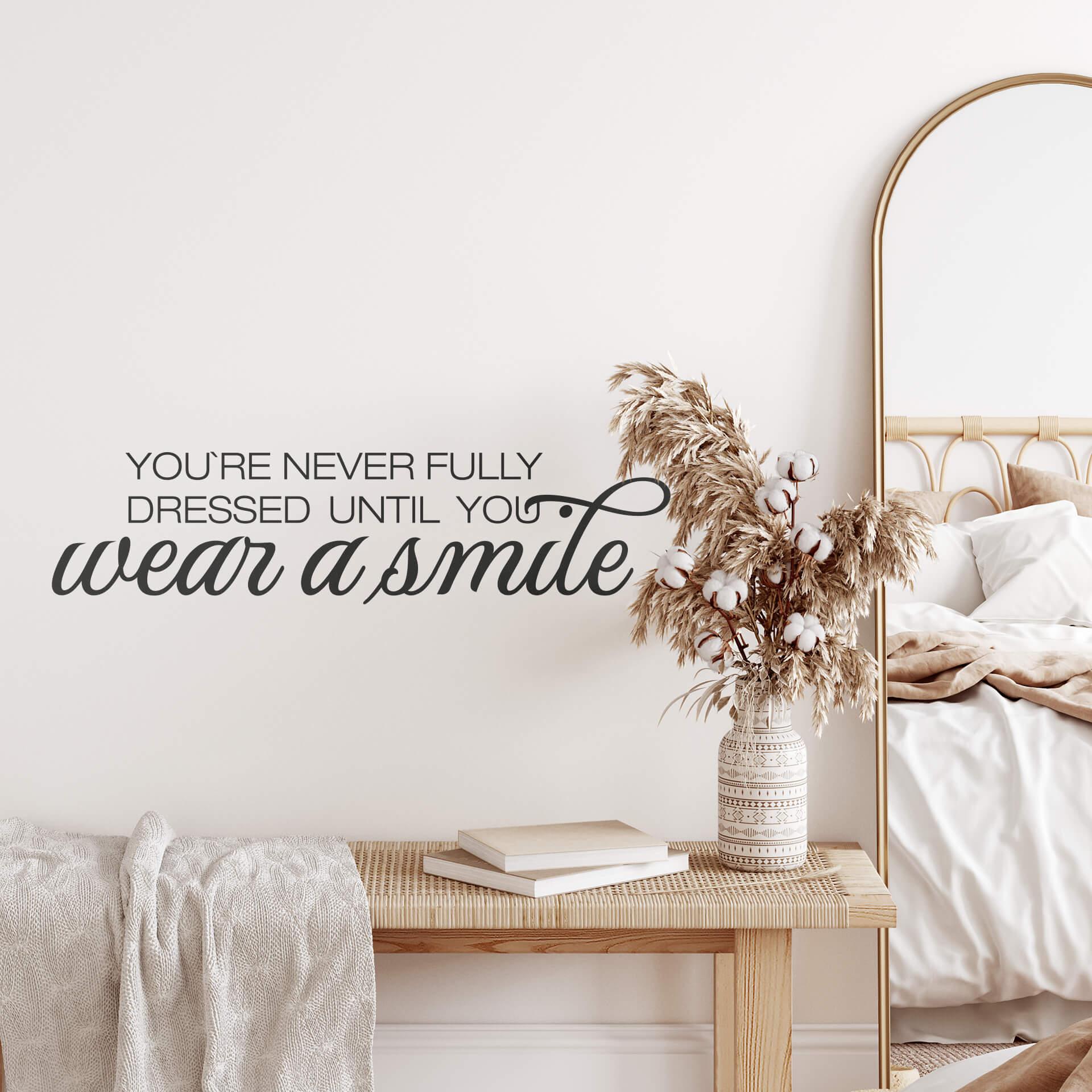 Wallsticker - Wear a smile