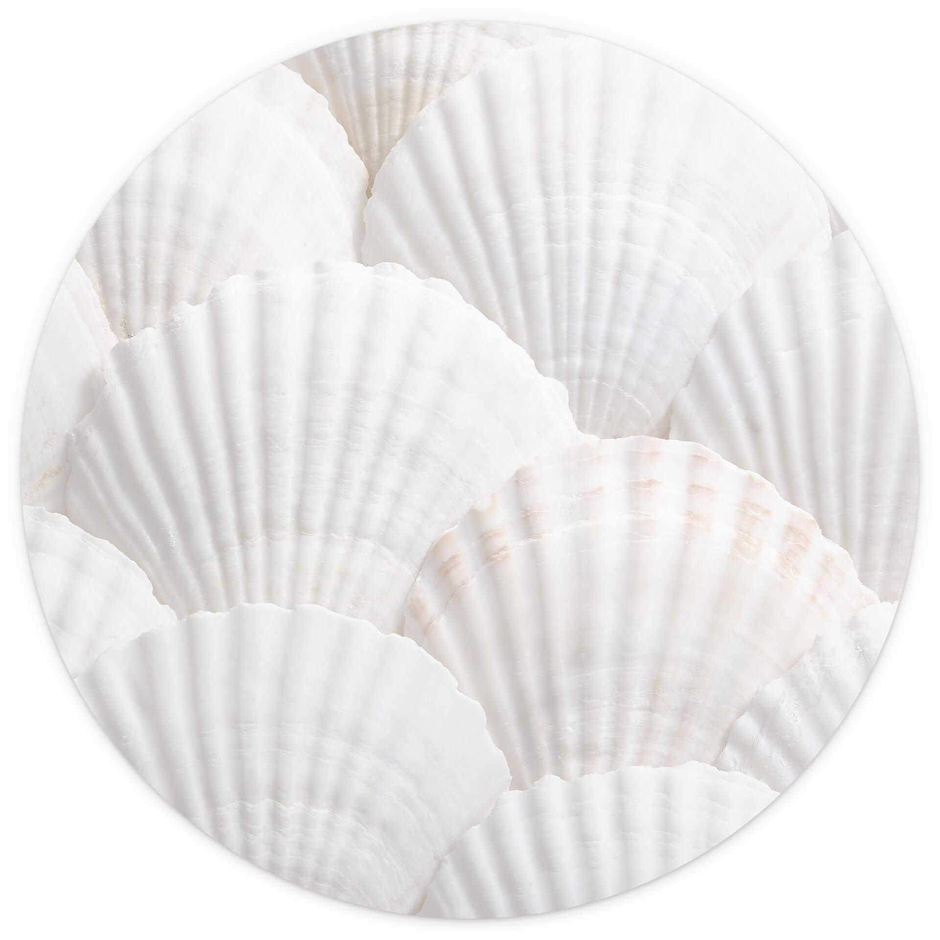 Behangcirkel 1X Studio - Schelpen - vliesbehang/zelfklevend vliesbehang
