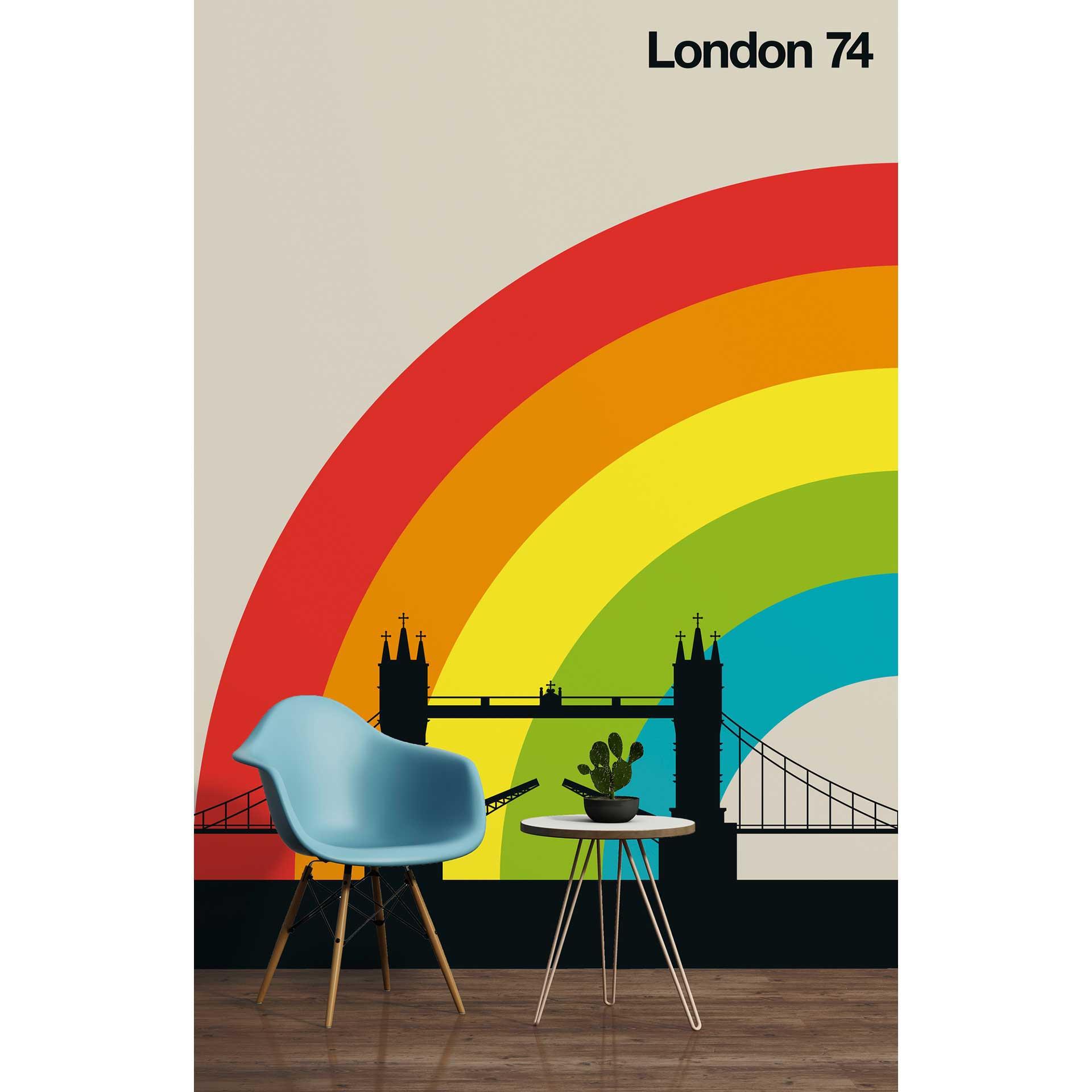 Livingwalls Fotobehang ARTist London 74 Tower
