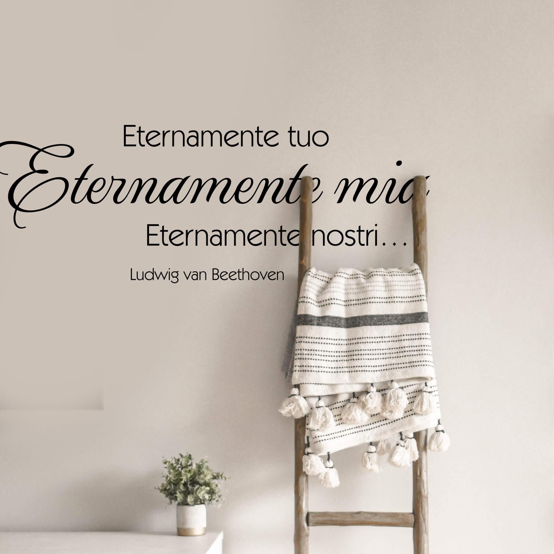 Adesivo murale - Eternamente tuo, eternamente mia