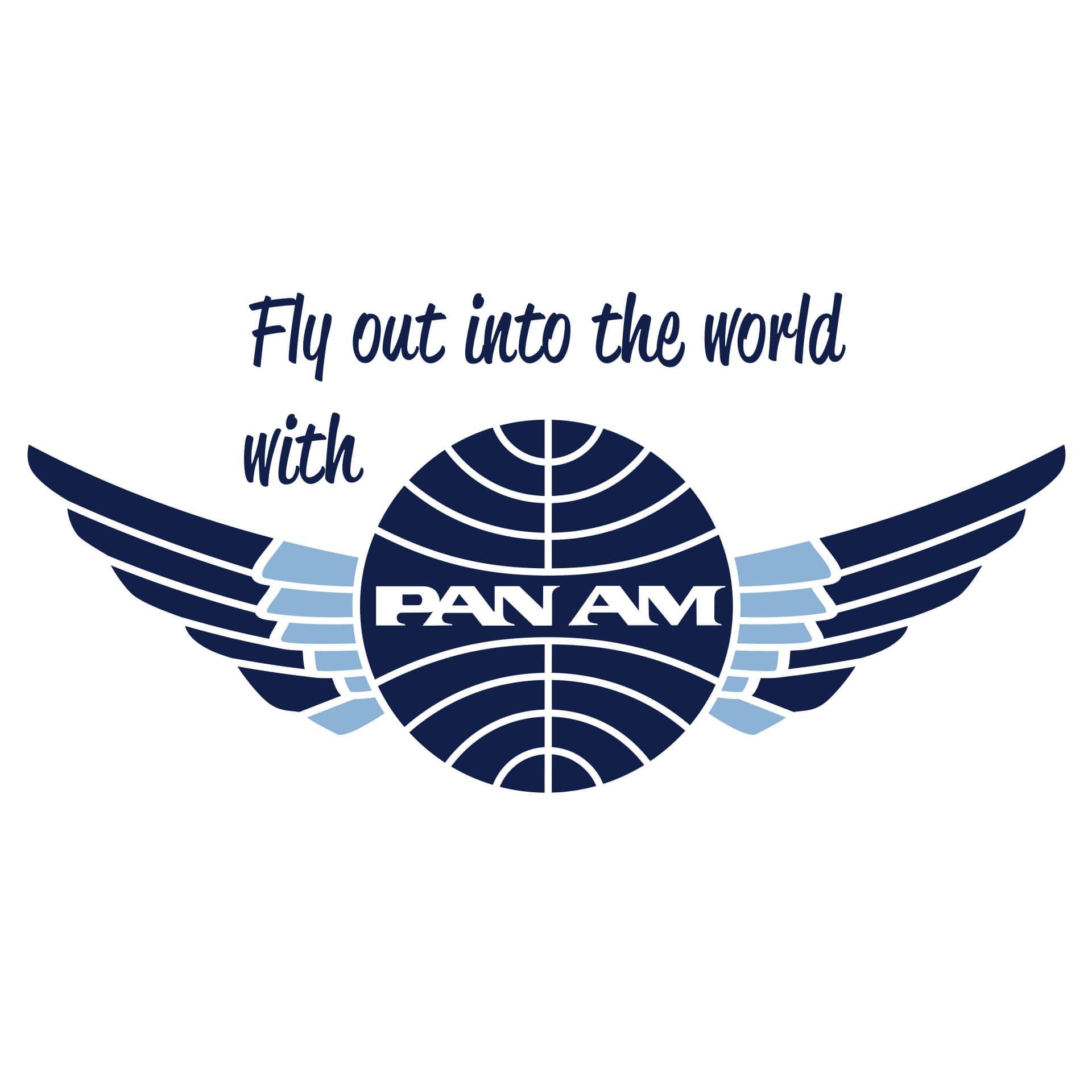 Adesivo murale - Pan Am Fly Out