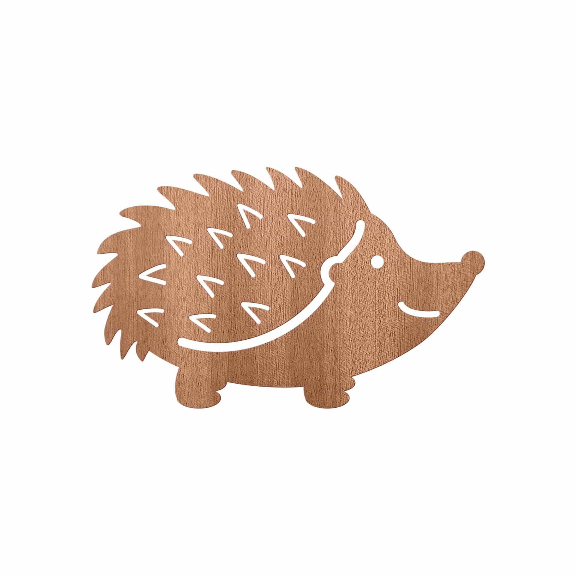 Decoro in legno Riccio
