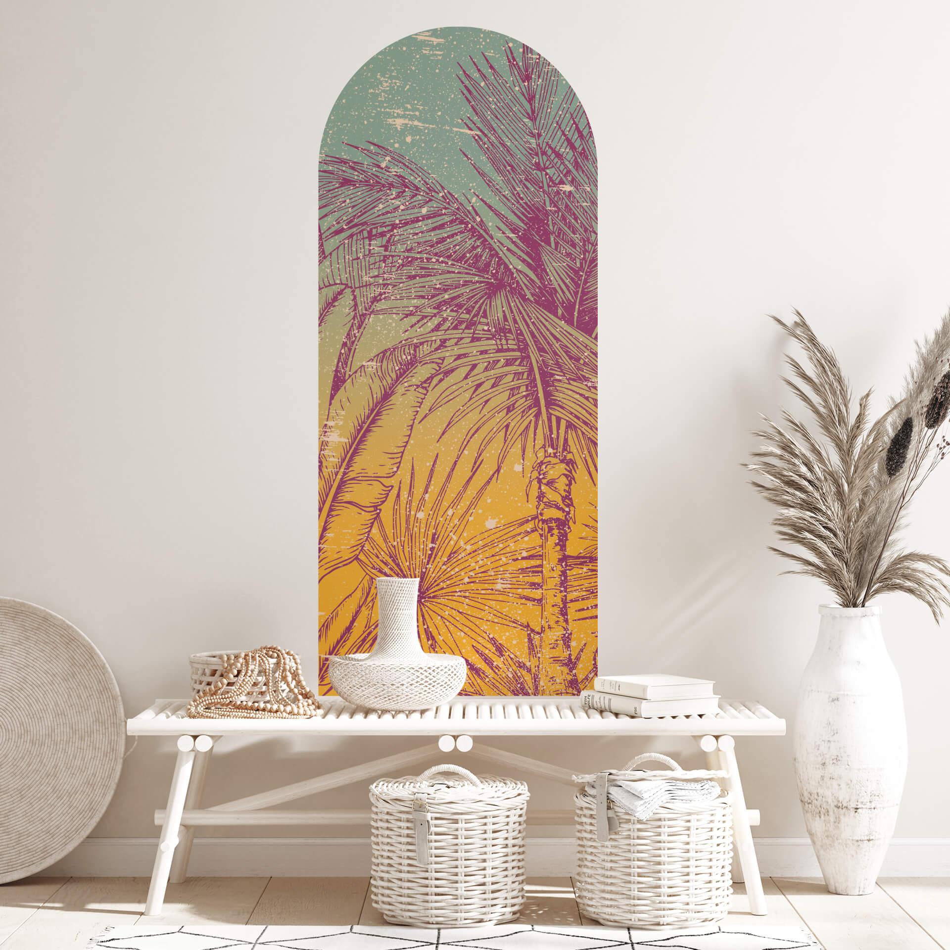Wall Sticker Palm Tree Arch