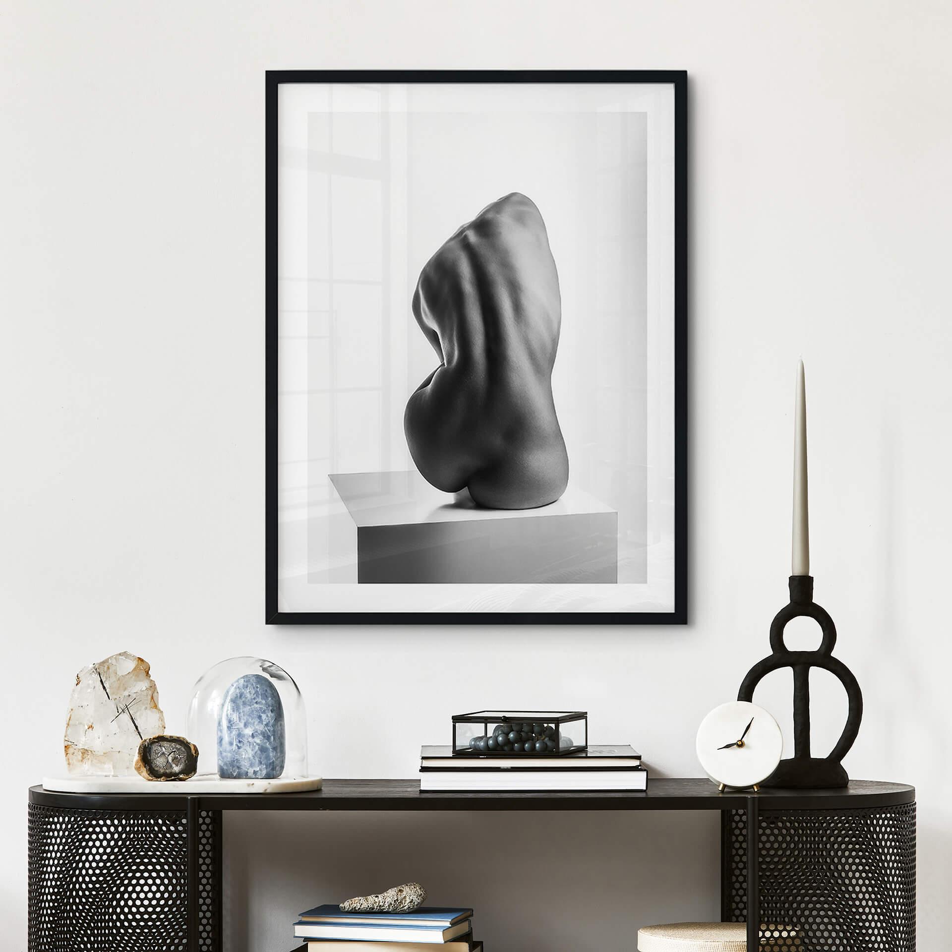 Póster Valevicius - Escultura sensual de una espalda femenina