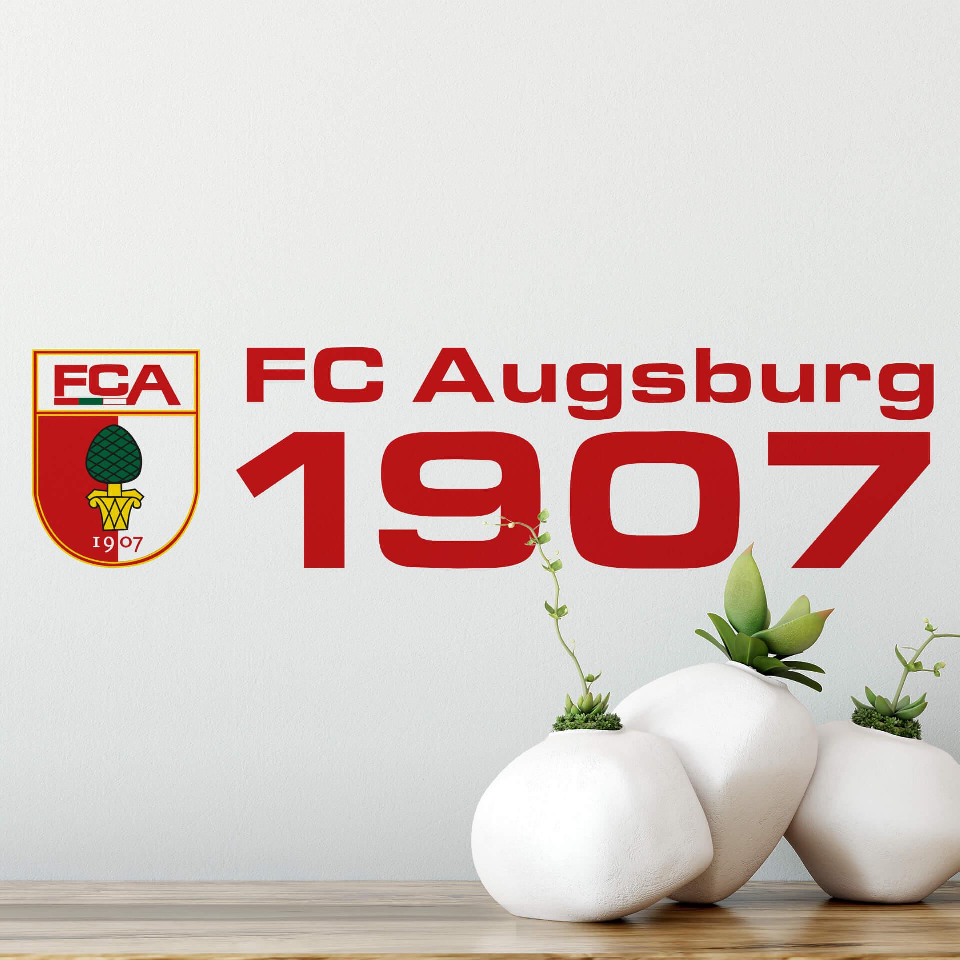 Wandtattoo FC Augsburg 1907