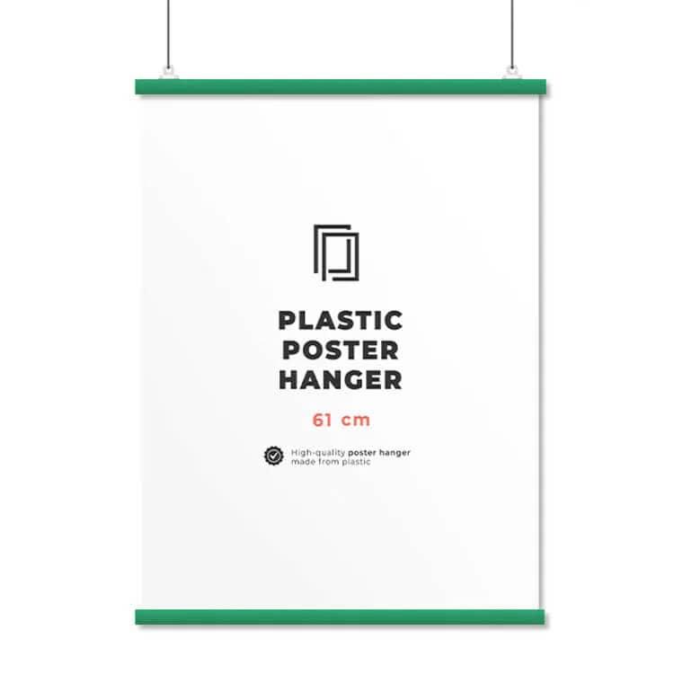 Plakatramme - grøn - 61 cm