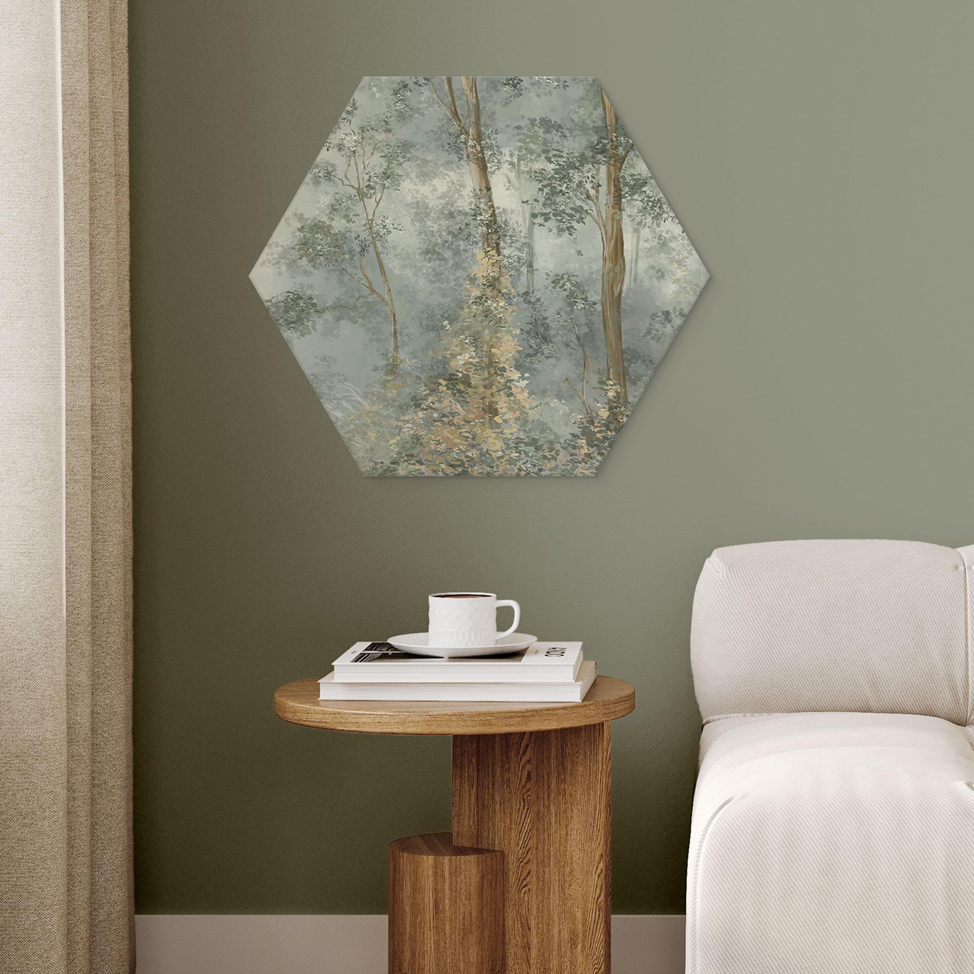 Wanddecoratie Enchanted Forest - Ms Tiff - Alu-Dibond