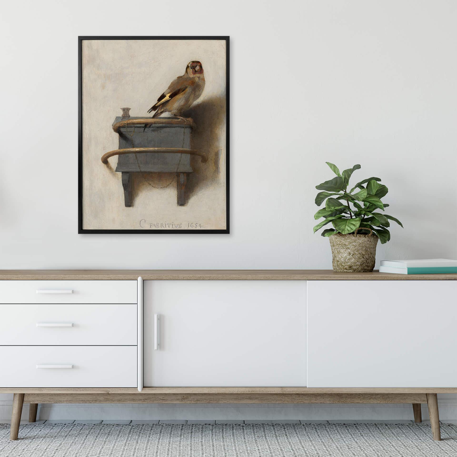 Plakat - Fabritius - Guldfinken