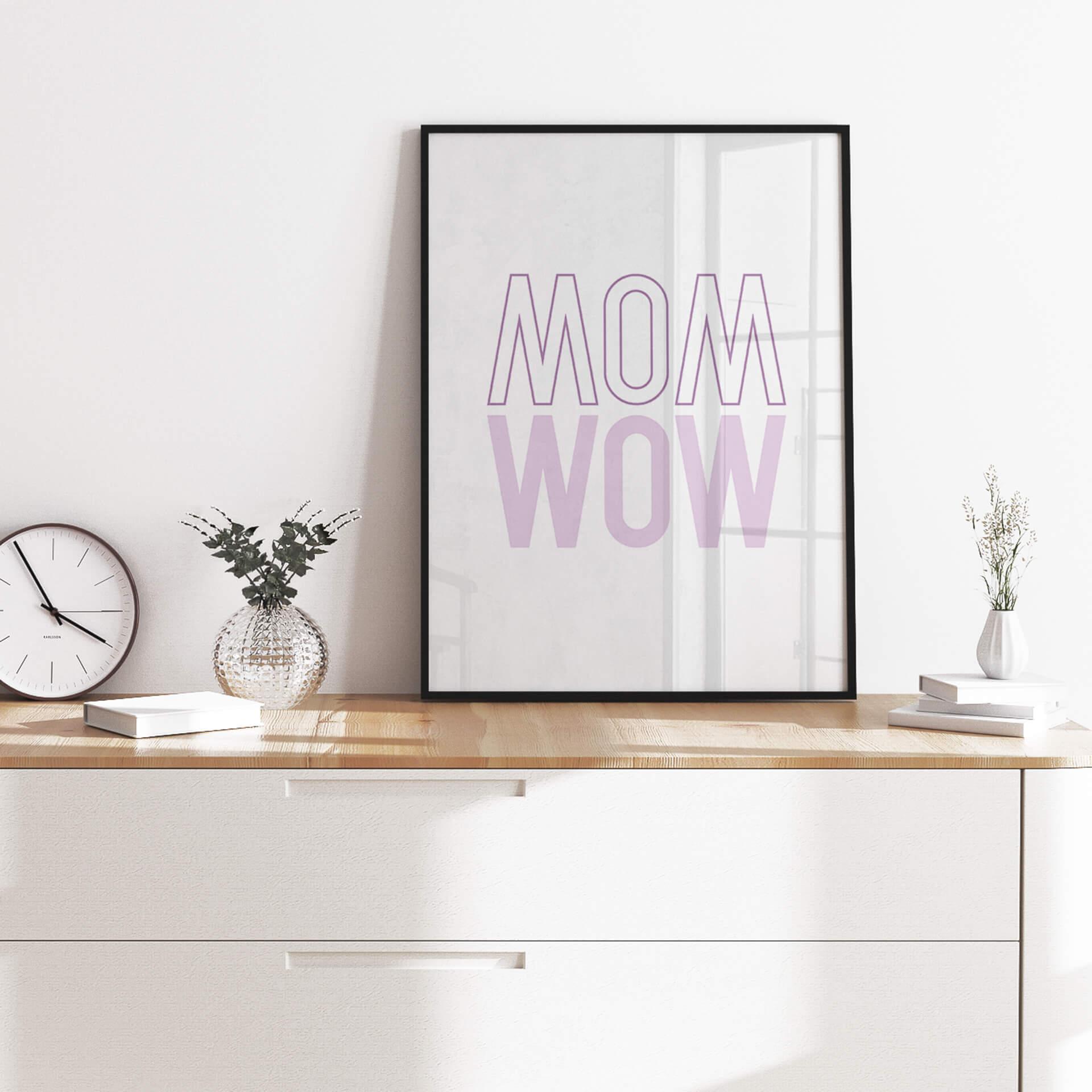 Póster - Mamá es sólo un reflejo de wow