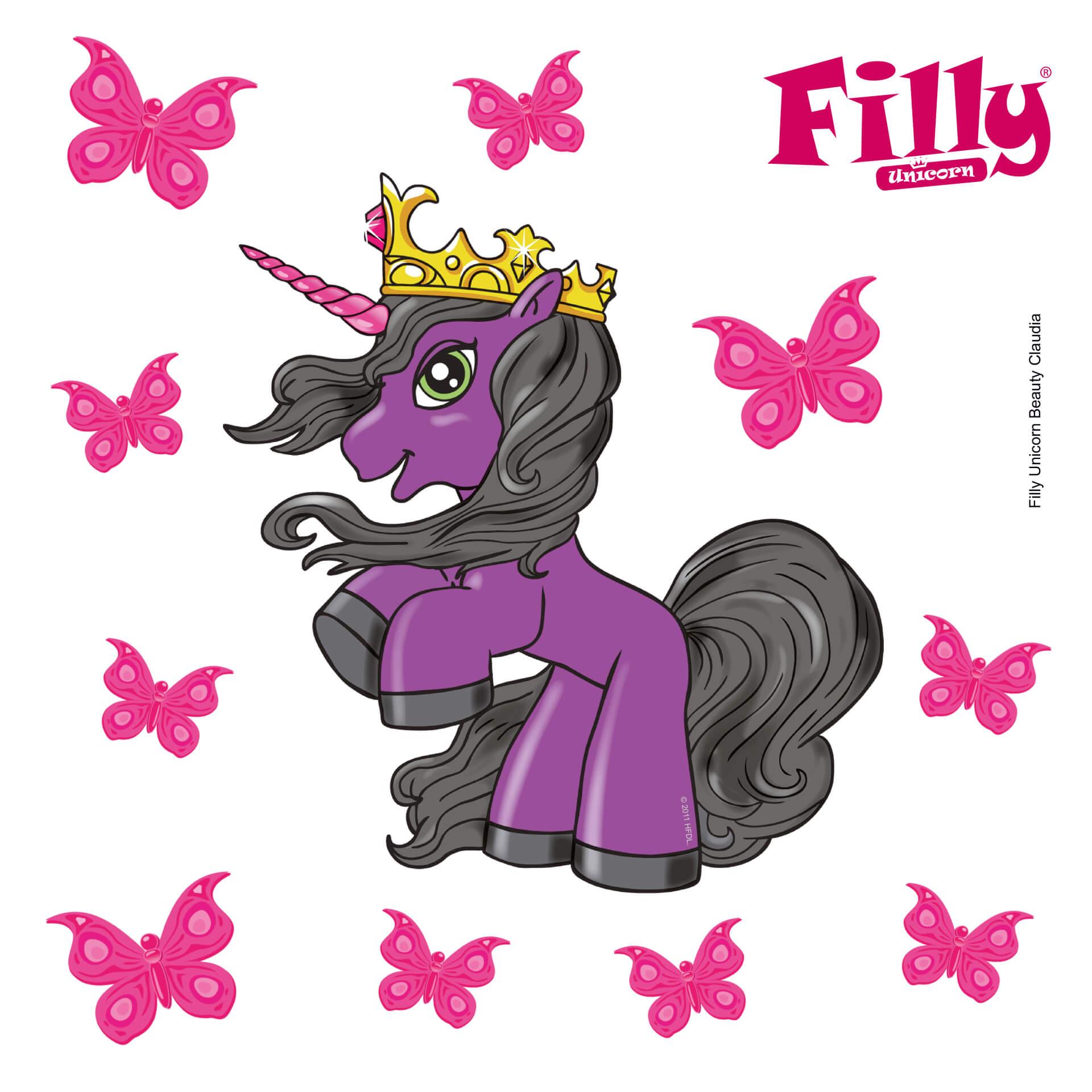 Wallsticker Filly Unicorn Beauty Claudia