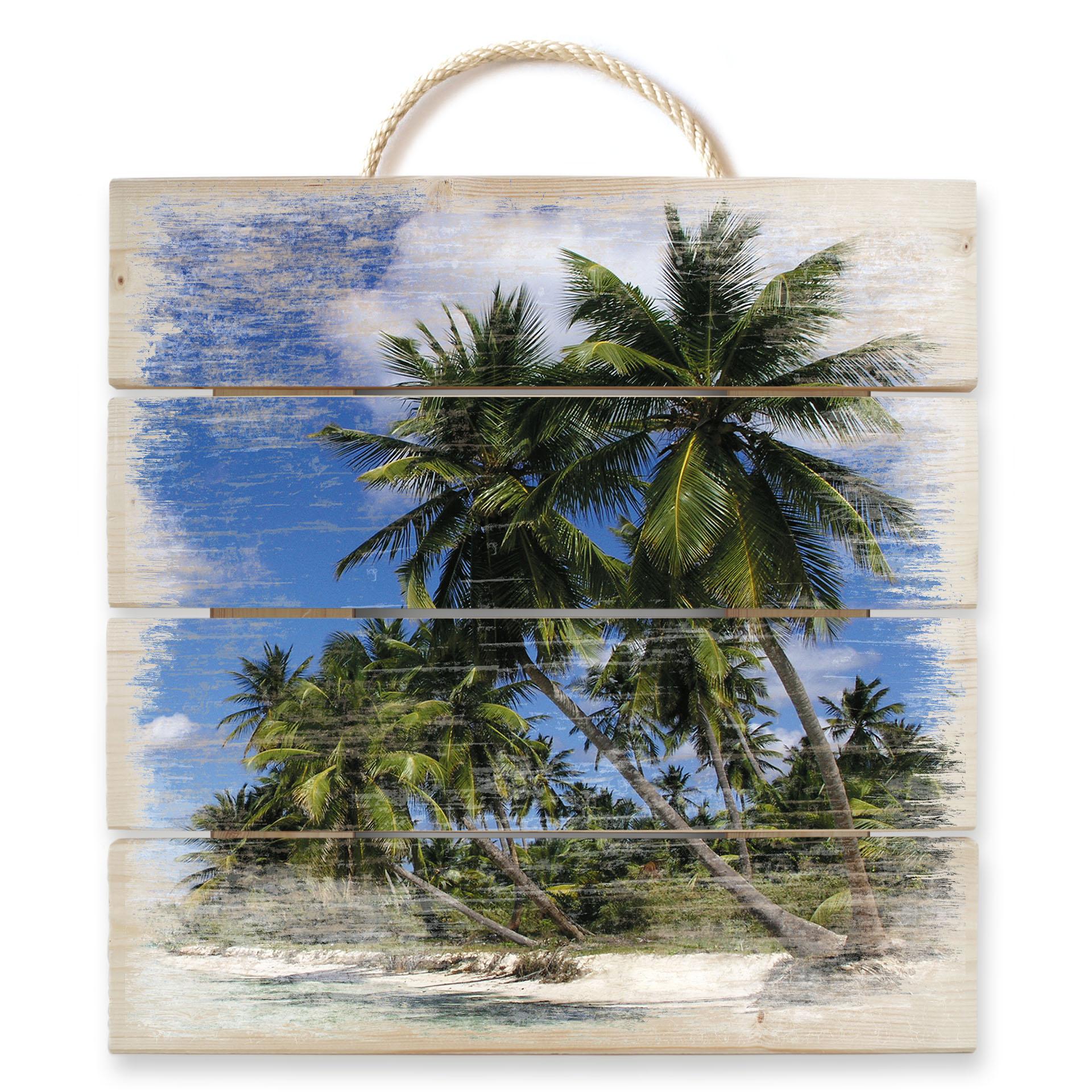Cuadro de madera Carribean Flair - 40x41,5 cm