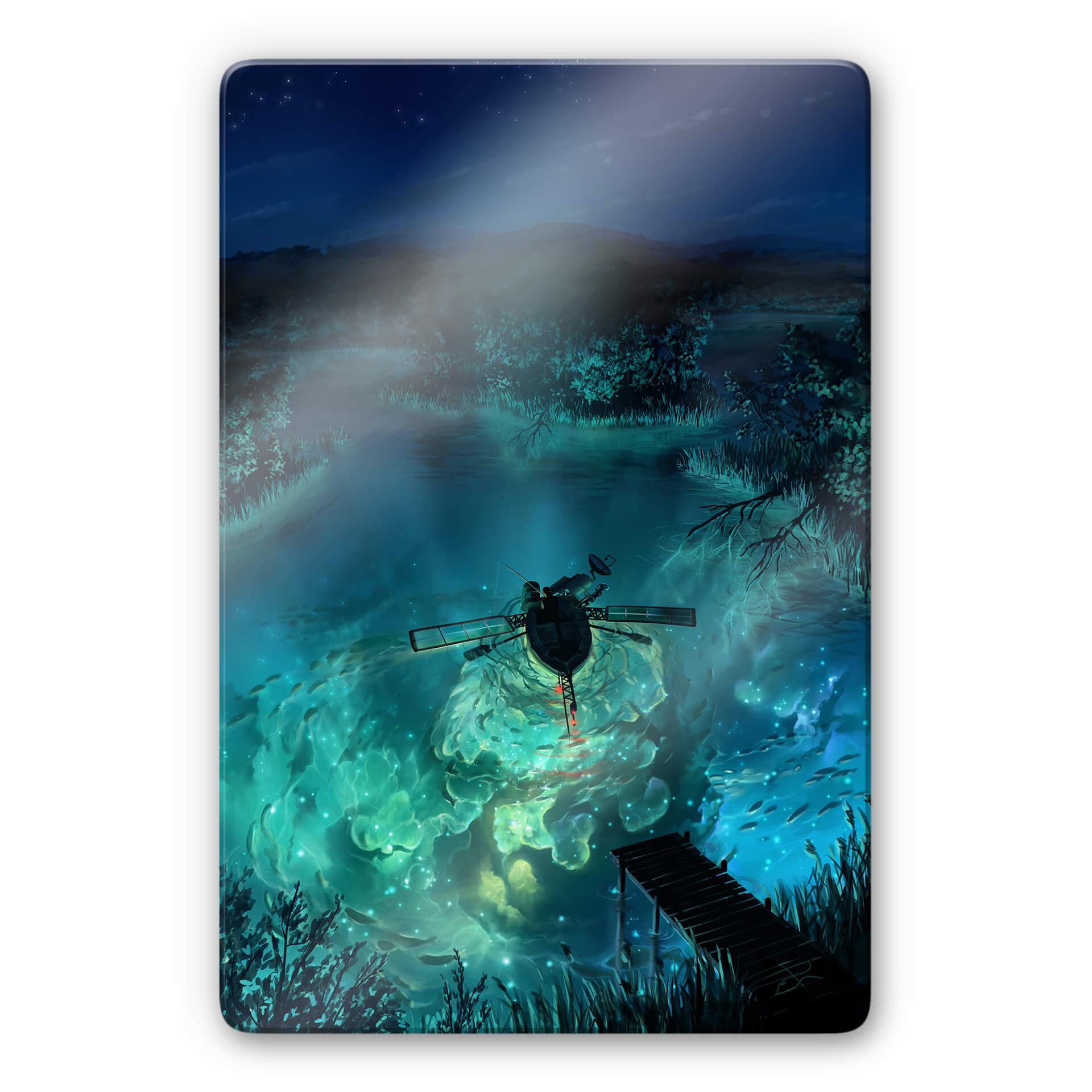 Glasschilderij Aerroscape - Sea Galaxy