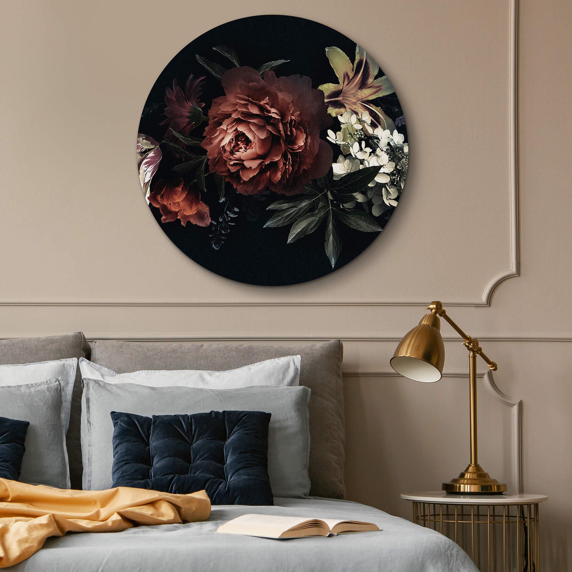 Wandcirkel Bouquet of Flowers