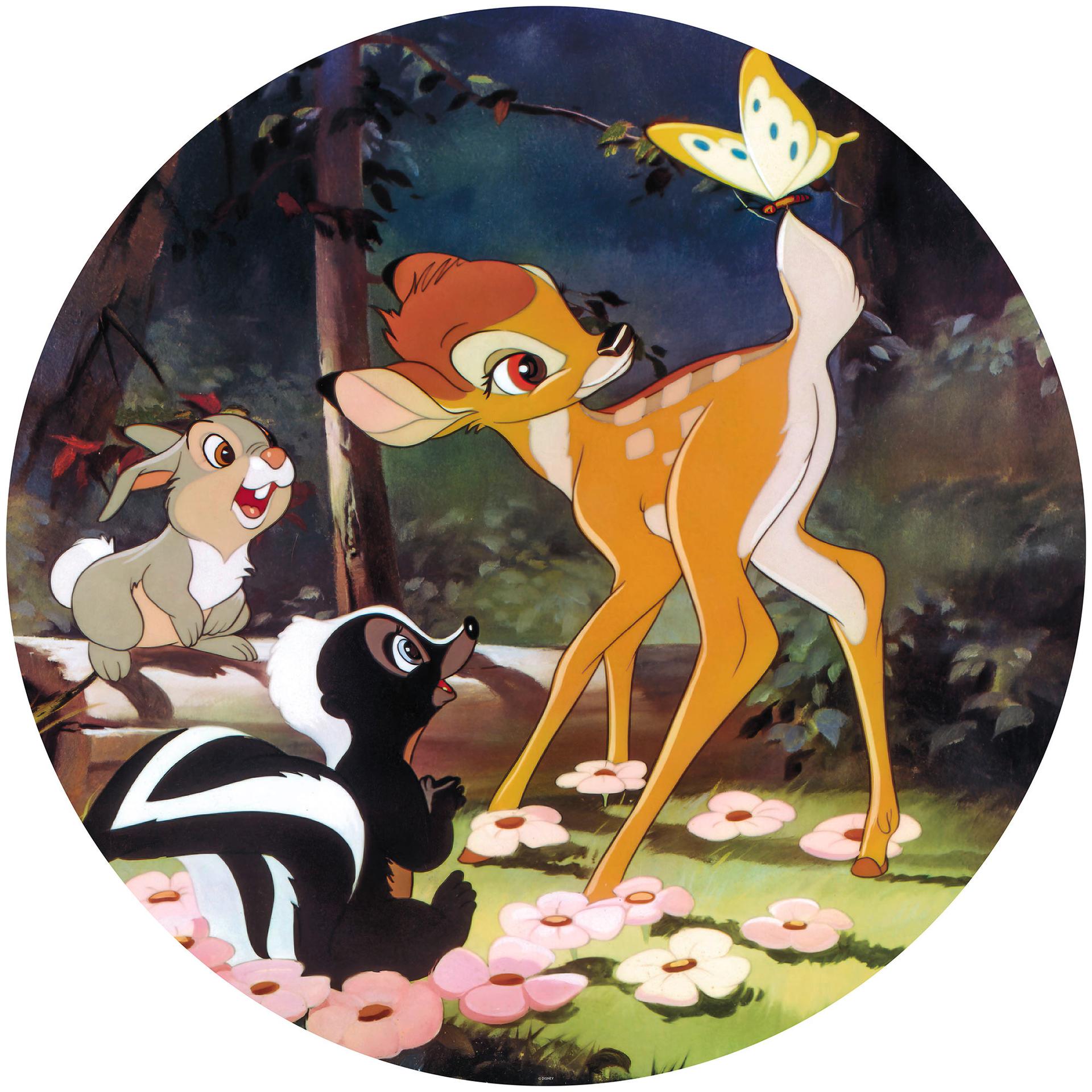 Selvklæbende tapet - Bambi Butterfly - 125 x 125 cm