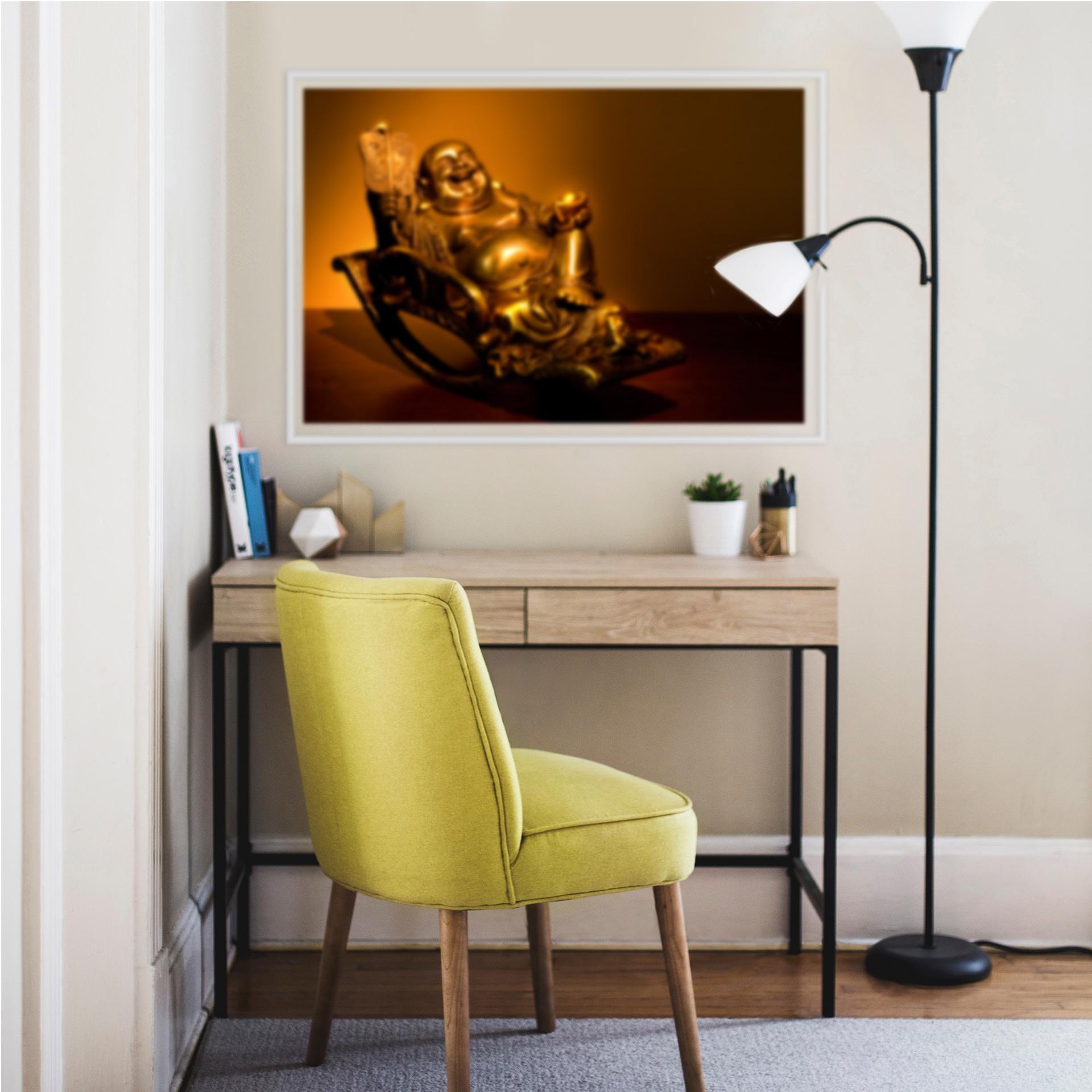 Zelfklevende Poster  Happy Buddha