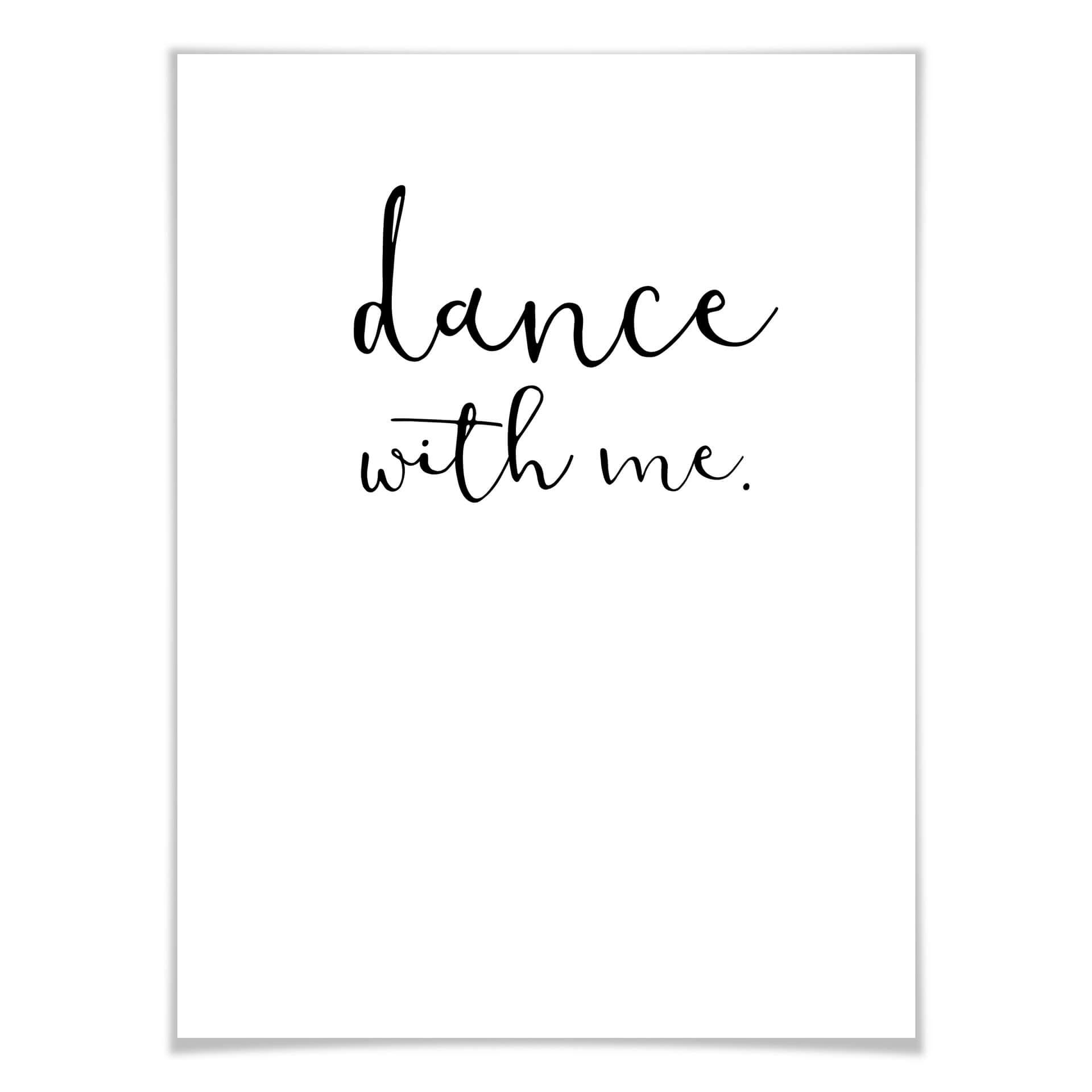 Poster Dance with me