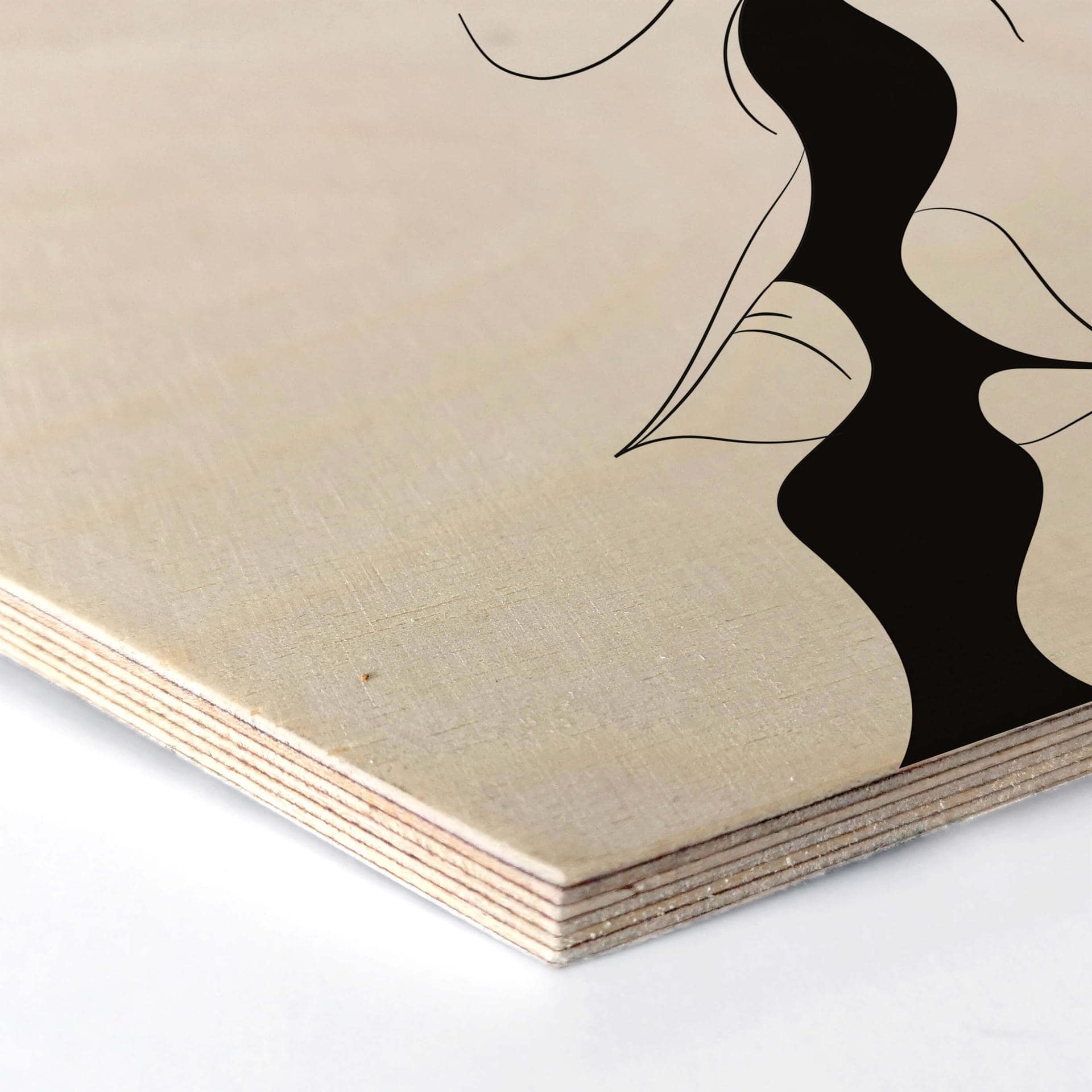 Esagoni in legno Nordic Creators - White Kiss