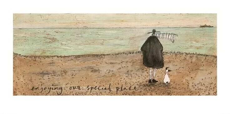 Plakat Sam Toft - Enjoying Our Special Place kunsttryk, Sam Toft (60 x 30 cm)