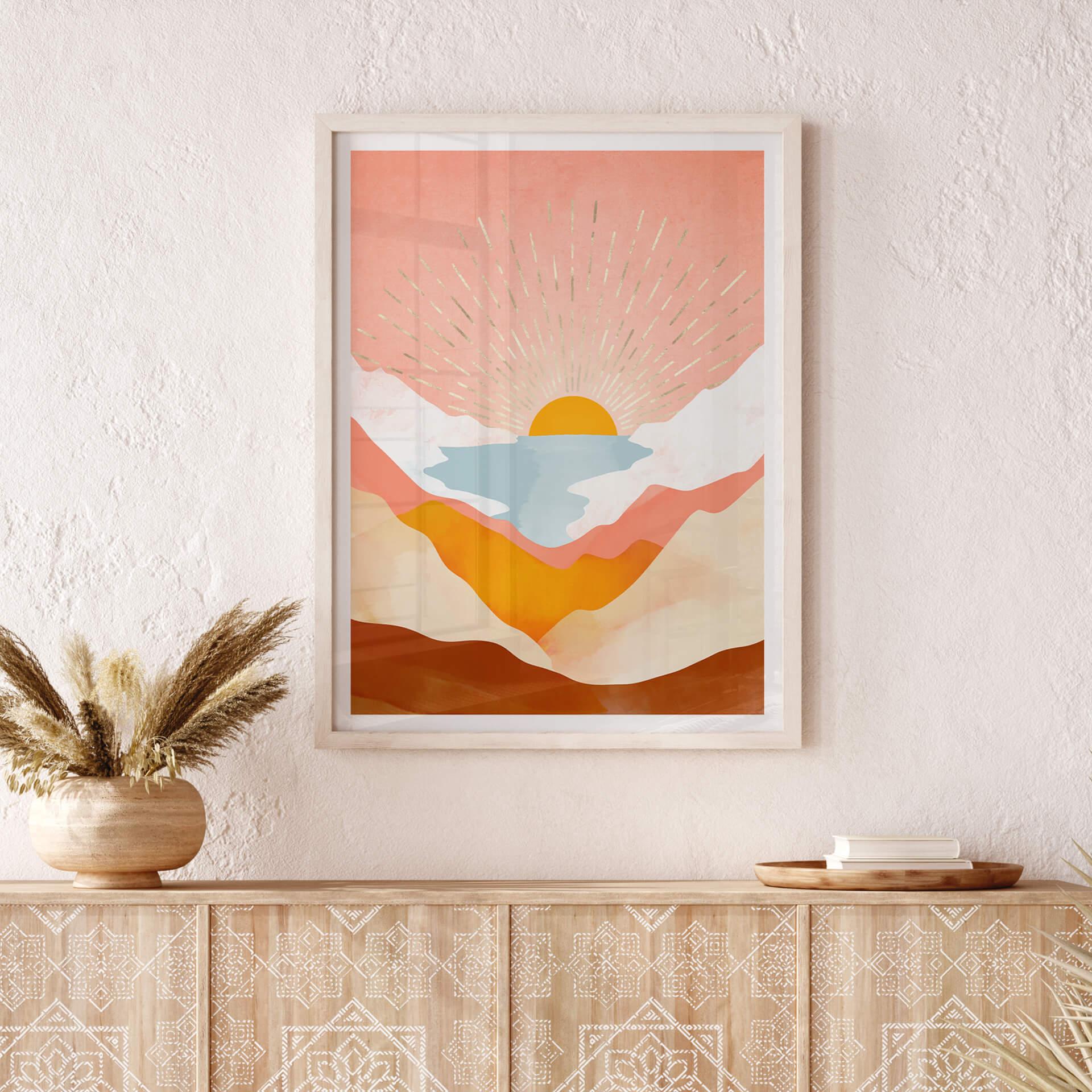 Plakat SpaceFrog Designs - Letni dzień