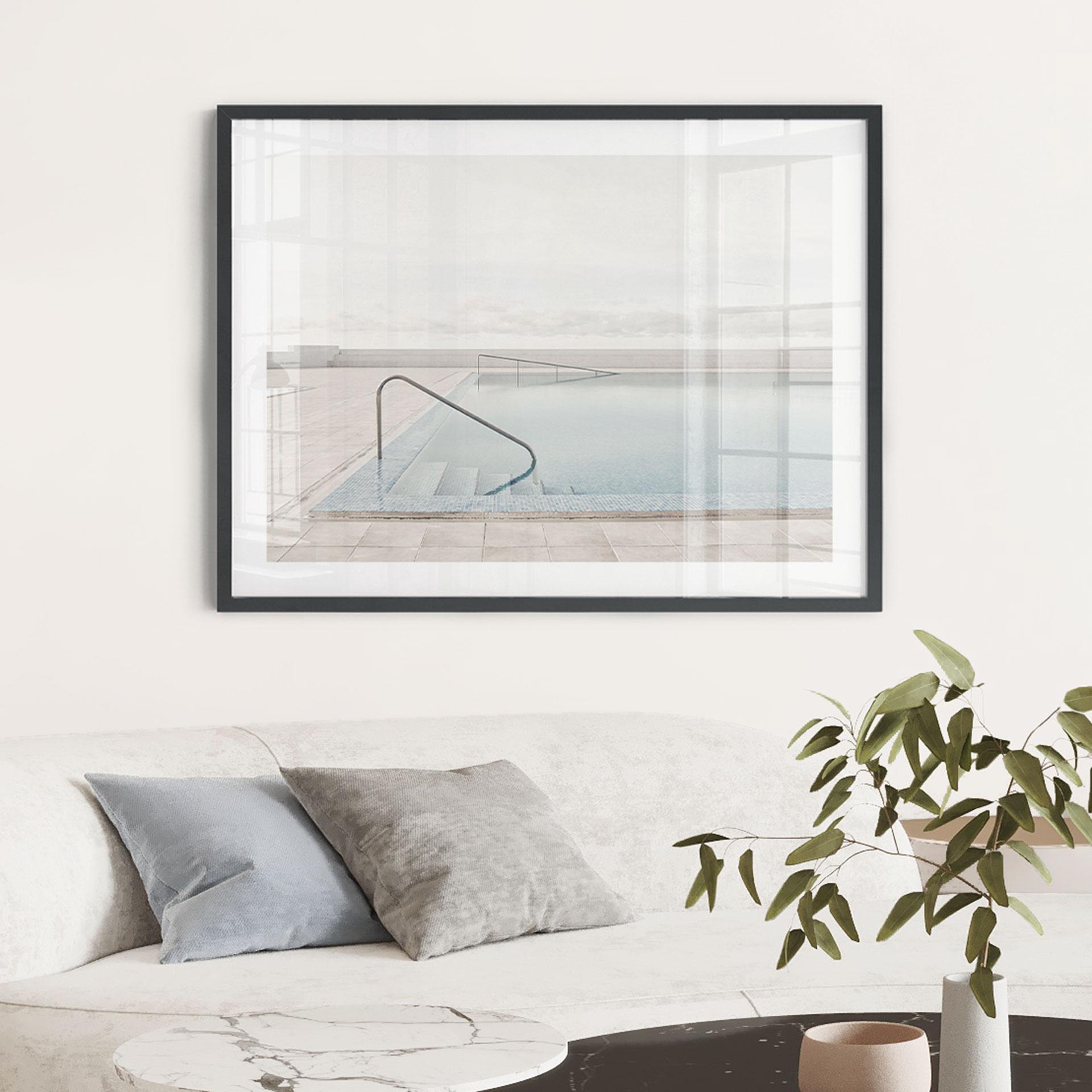 Poster Infinity Pool met uitzicht op de wolken - Steinkopff
