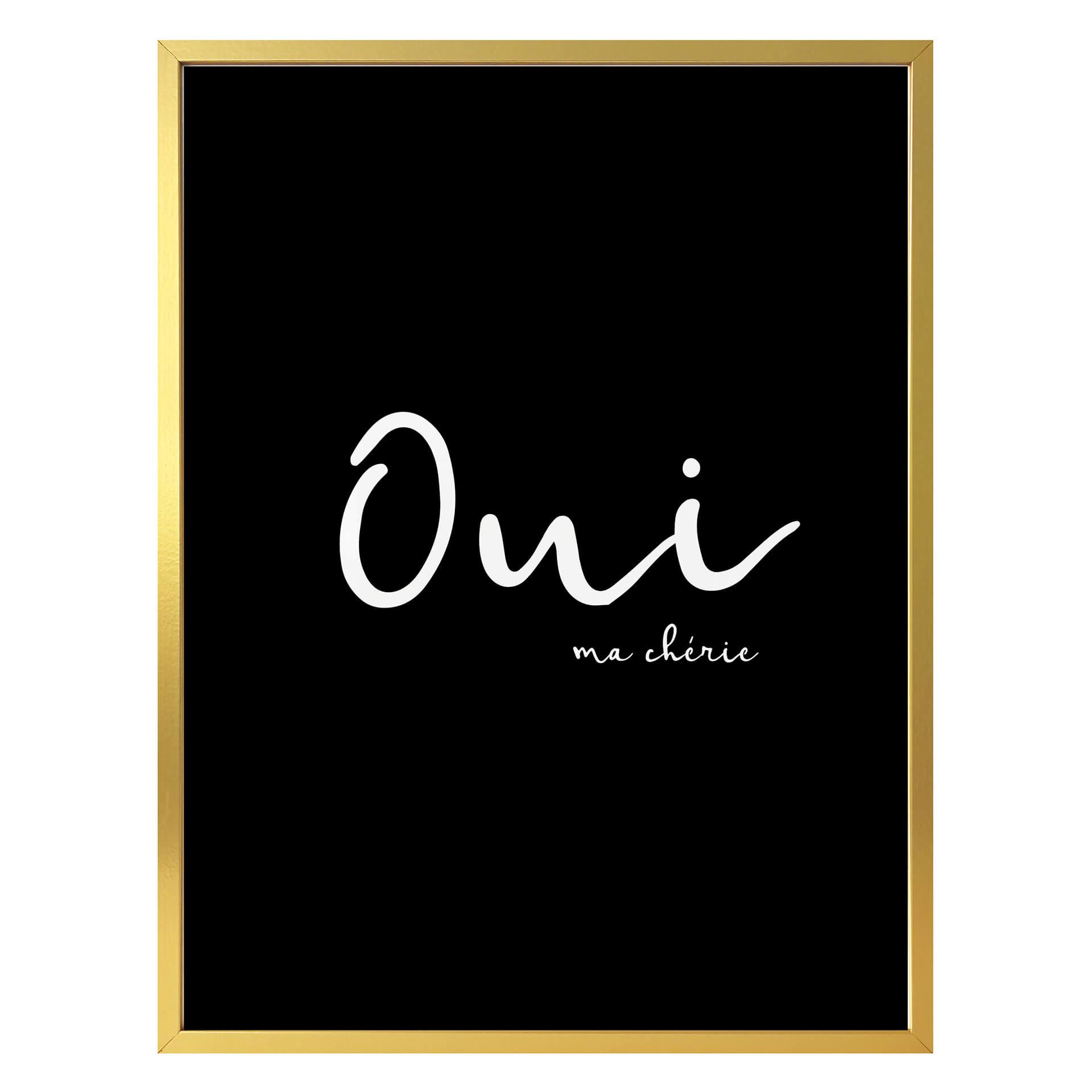 Póster Oui ma chérie